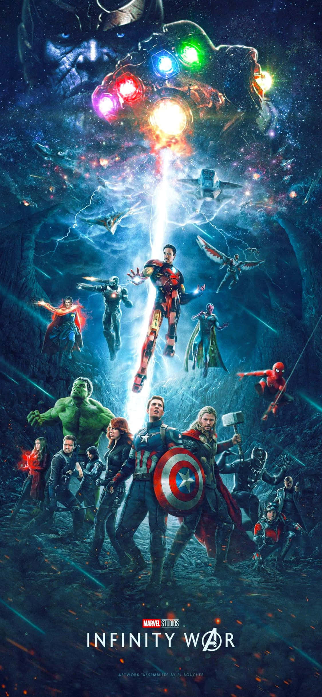 iPhone XS Nền Avengers Cuộc Chiến Vô Cực Hình nền