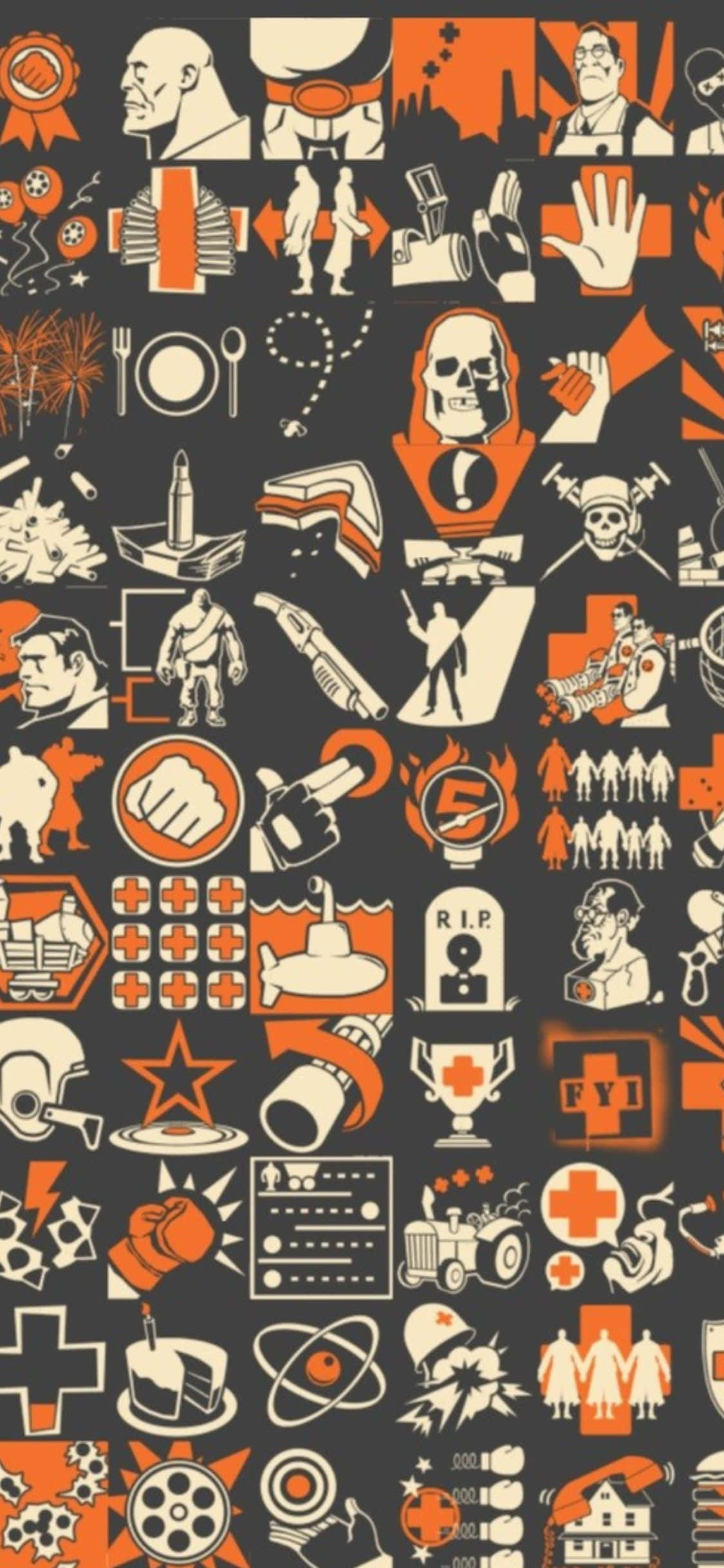 iPhone Xs Tf2 Background Logos And Decals Hình nền