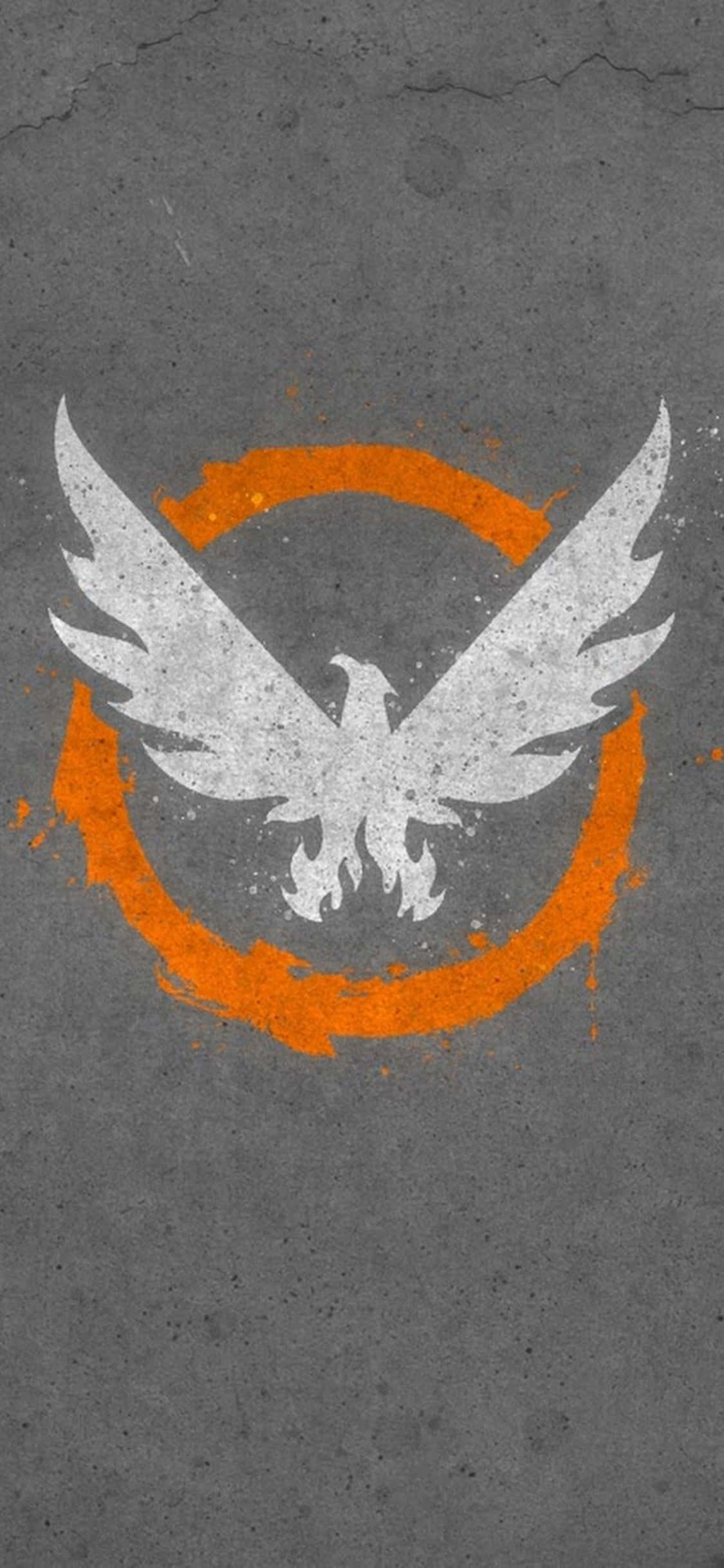iPhone Xs The Division Hình nền Logo phượng hoàng trắng Hình nền