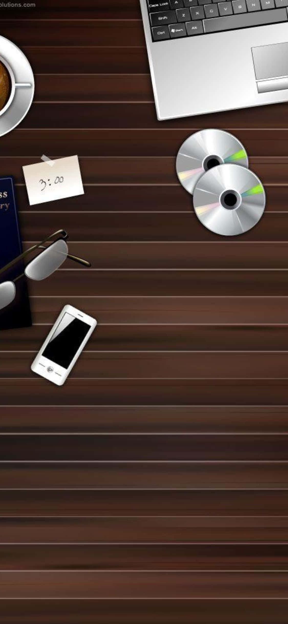 iPhone XS trên bàn gỗ sáng màu. Hình nền