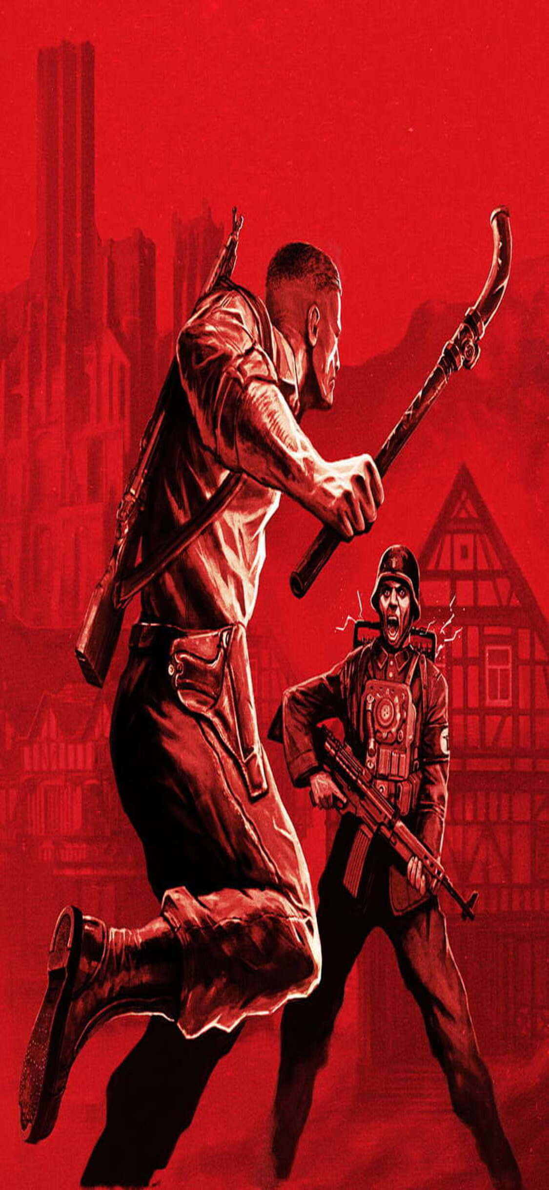 iPhone Xs với tựa game ‘Wolfenstein II’ mới nhất Hình nền