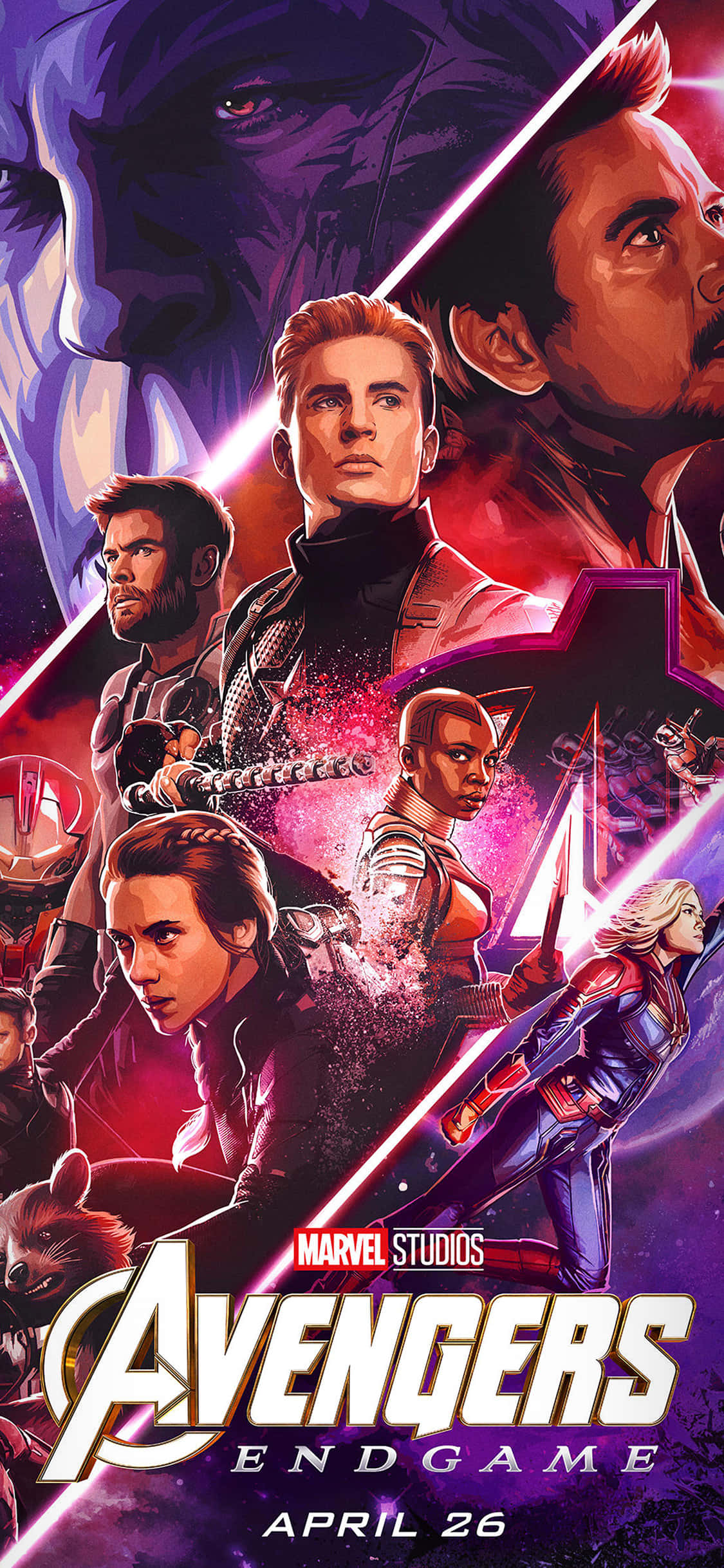 Iron Man, Captain America và Thor hợp lực trong Avengers Endgame Hình nền