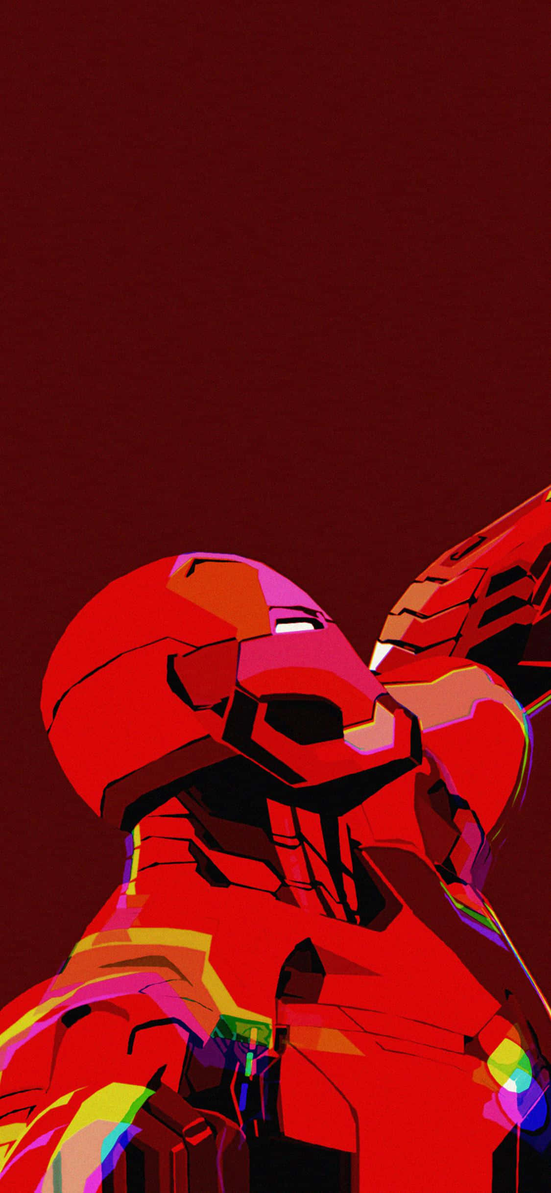 Iron Man Glitch Edit iPhone X Hình nền