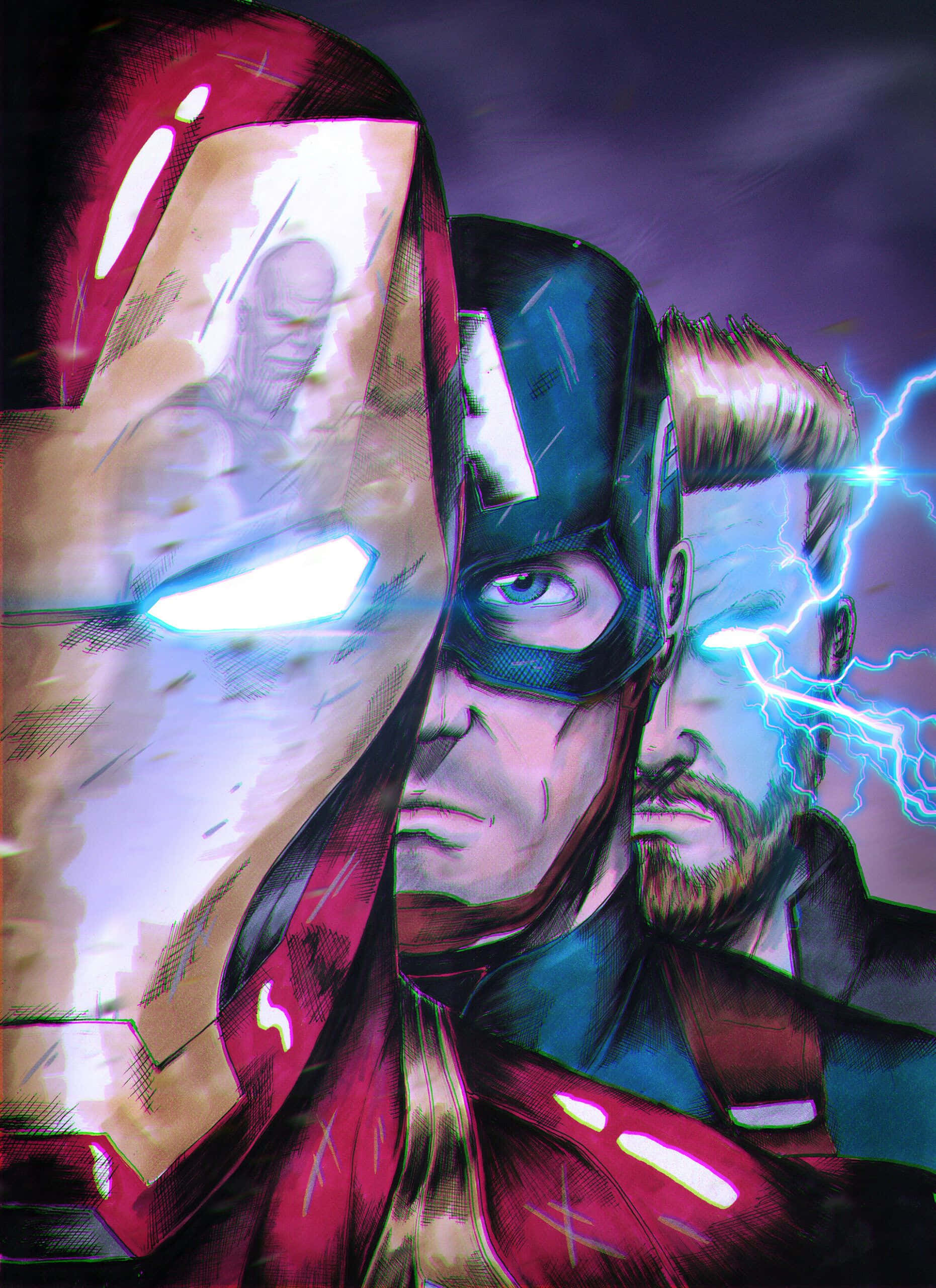 Iron Man và Thor giao tranh trong trận chiến hoành tráng! Hình nền