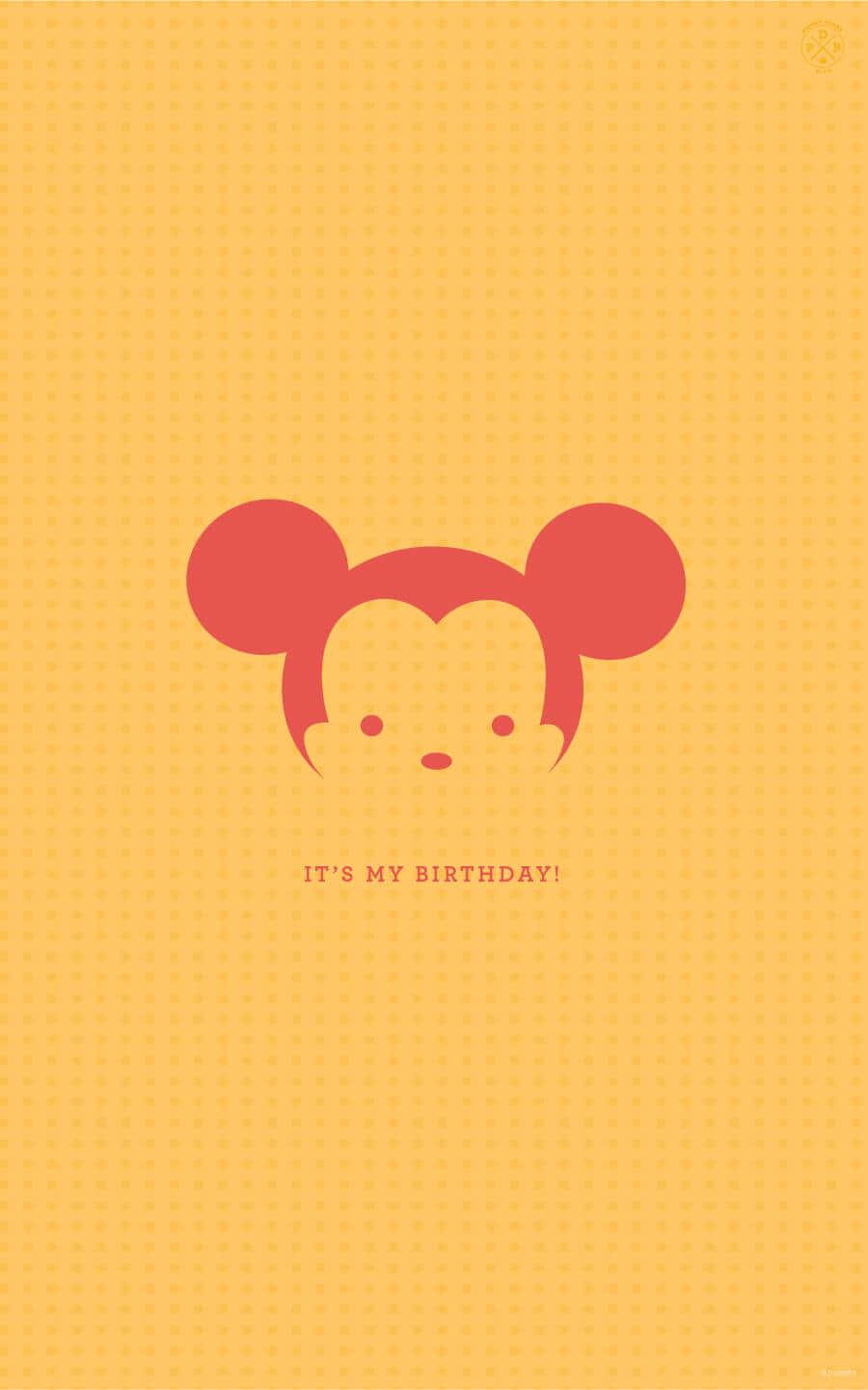 It Is My Birthday Mickey Head Hình nền