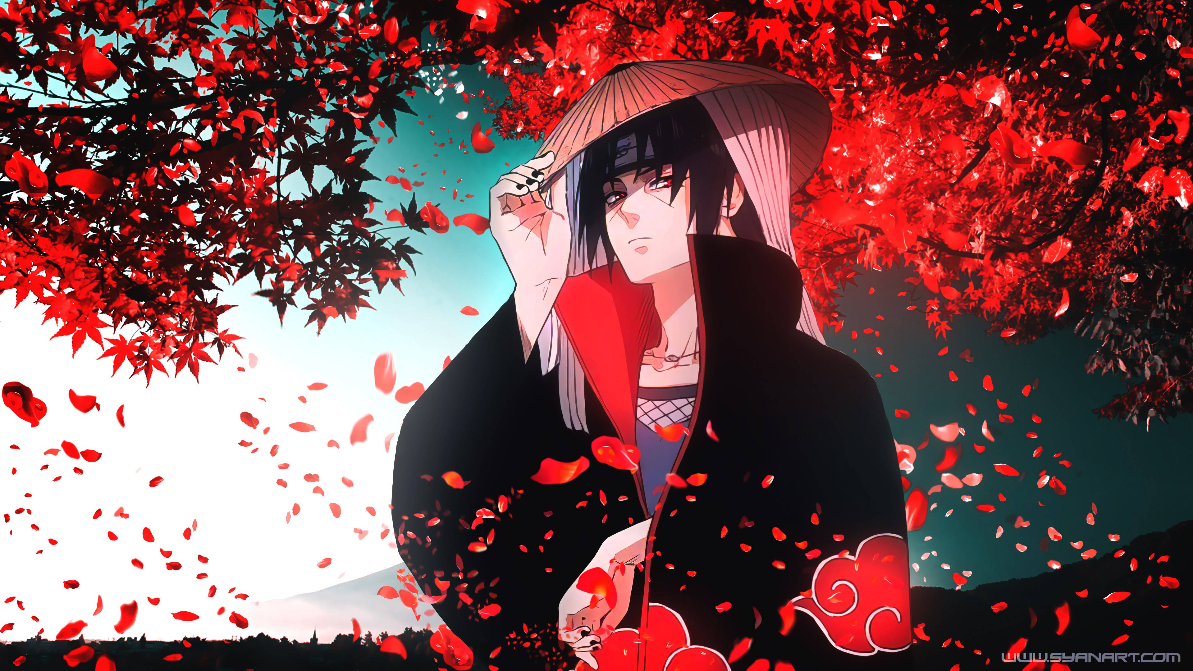 Itachi Artwork 4K Siêu Nét Naruto Hình nền