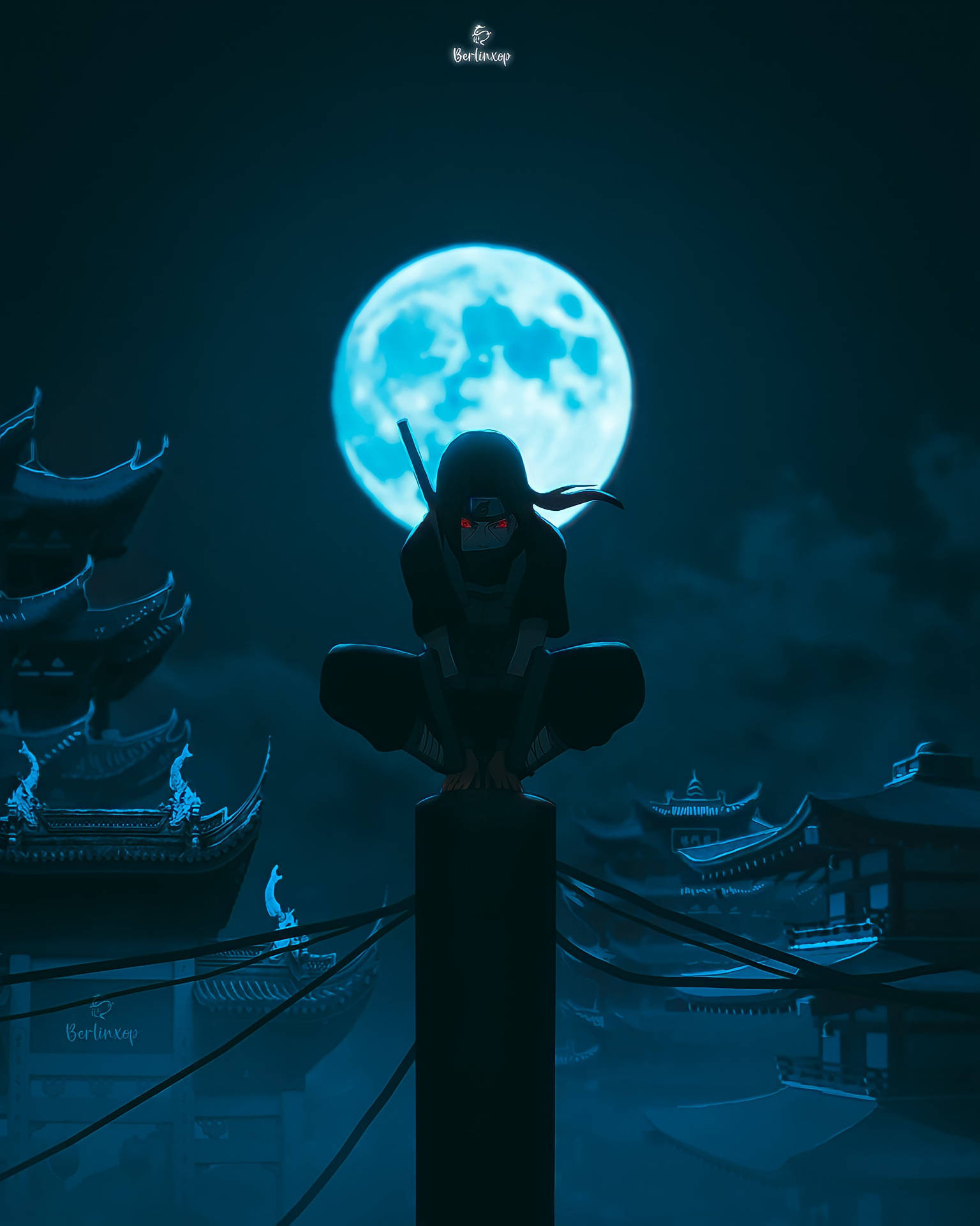 Itachi Và Trăng Tròn, Naruto Mobile 4K — Naruto 4K GIF Hình nền