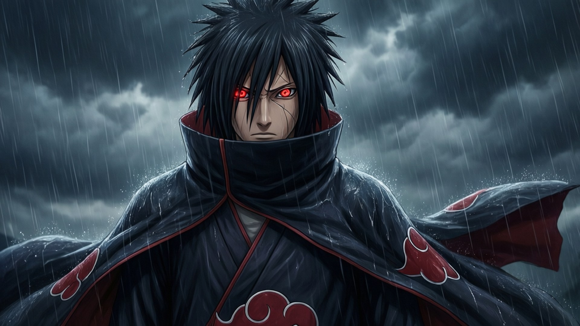 Itachi trong mưa Hình nền