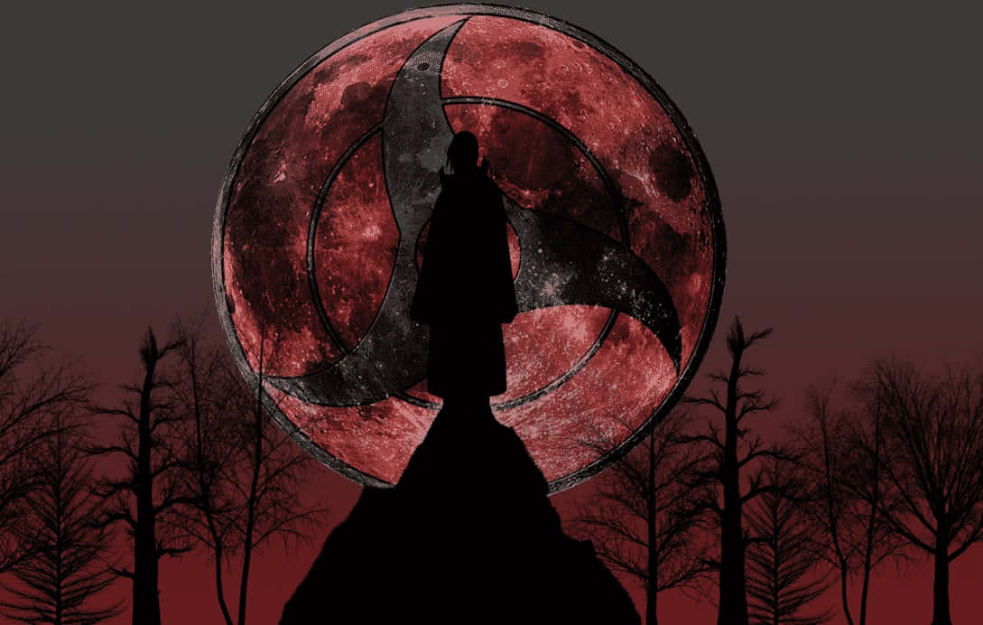 Itachi Uchiha nhìn vào bầu trời đêm Hình nền