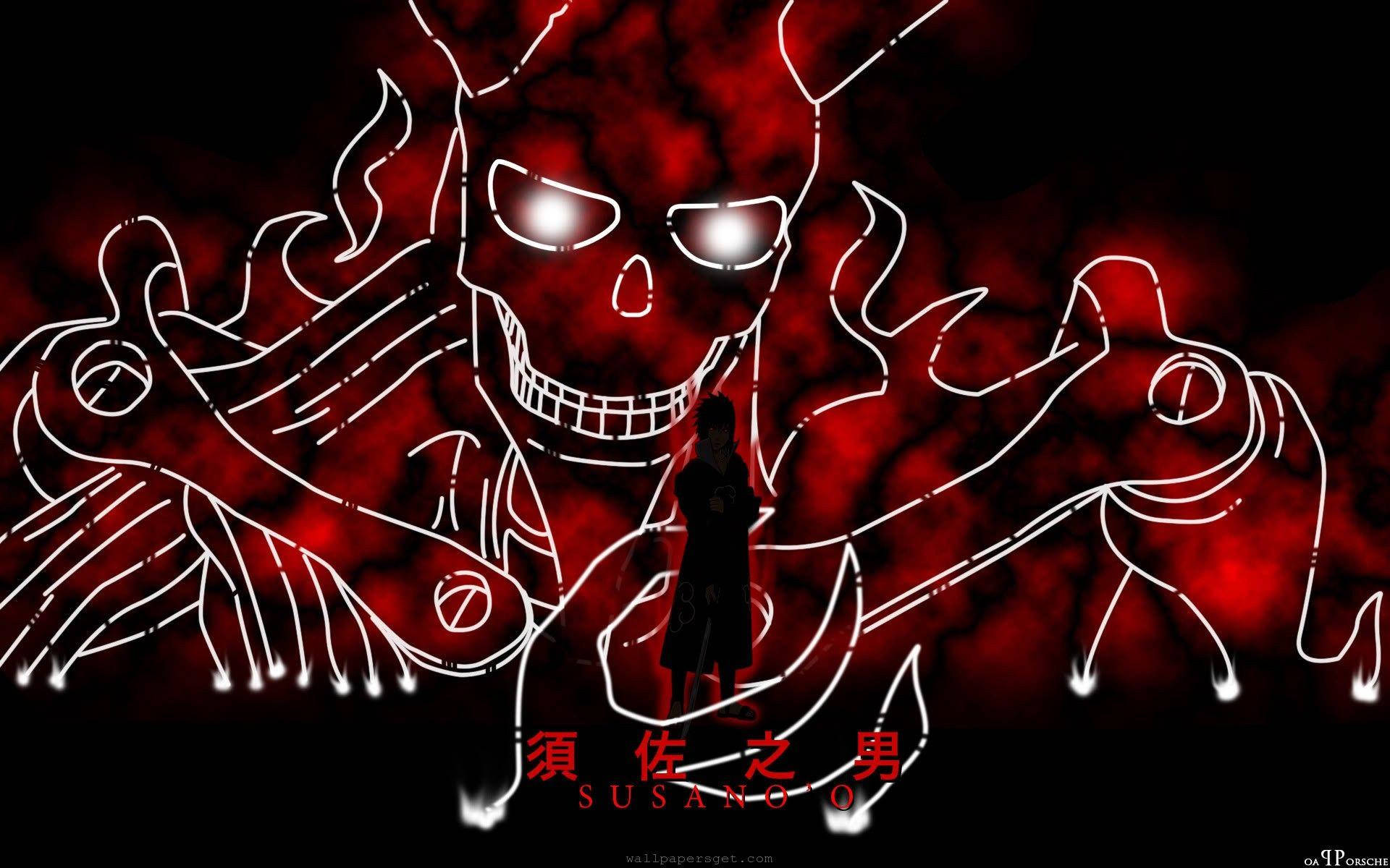Itachi và Susanoo Hùng Mạnh của Anh Hình nền