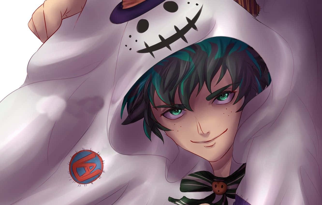 Izuku Midoriya My Hero Academia Halloween Trang Phục Ma Hình nền
