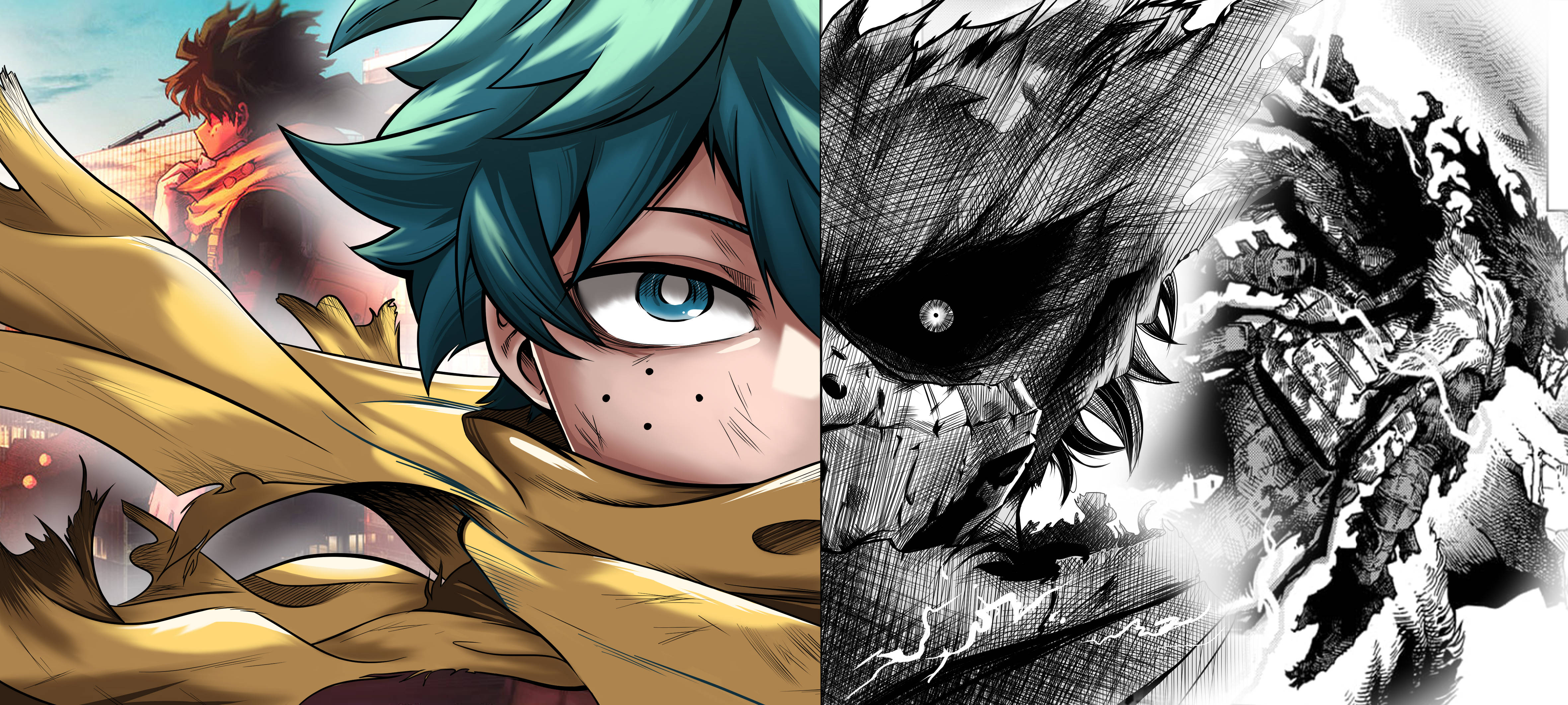 Izuku Midoriya phân cảnh 4K Hình nền