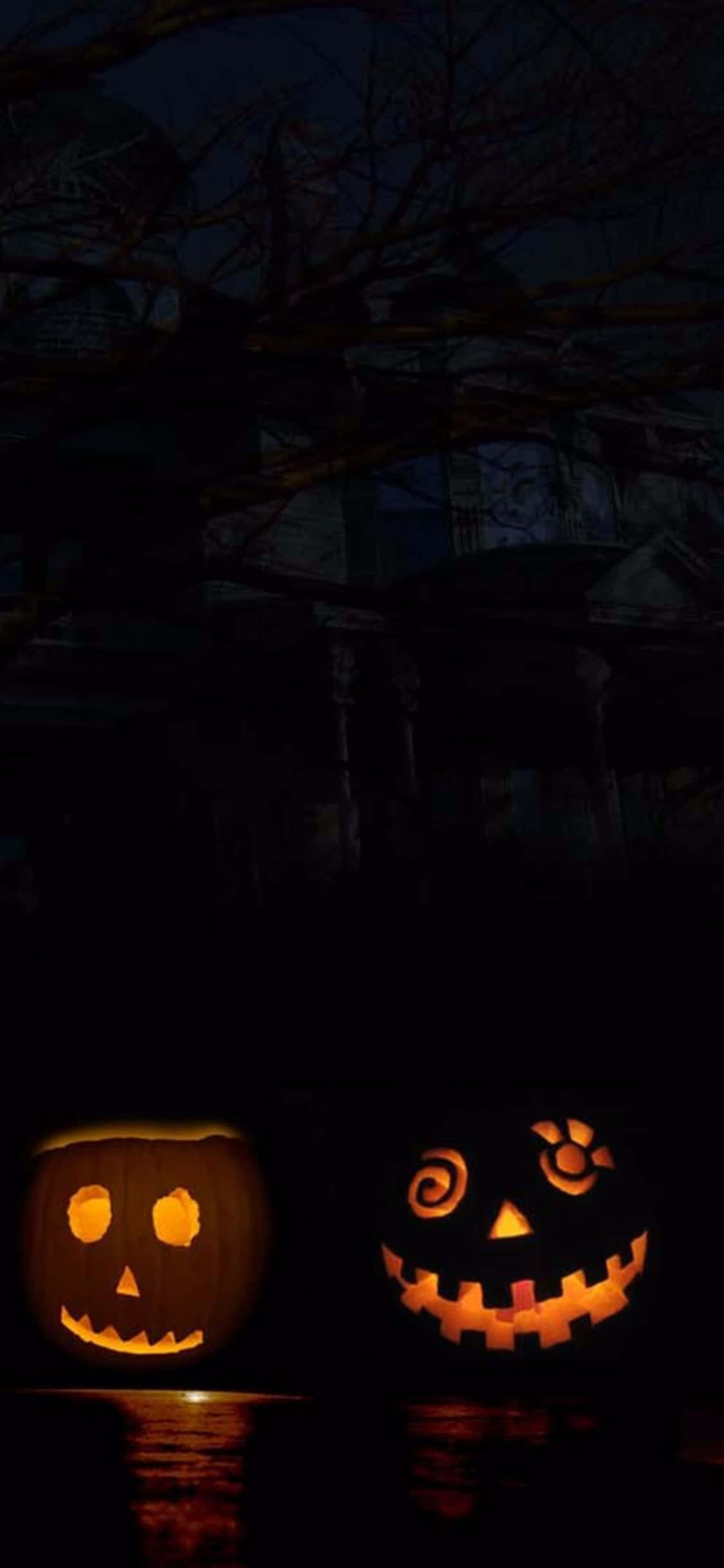 Hình nền Halloween iPhone Đèn Lồng Bí Ngô Đáng Sợ Hình nền