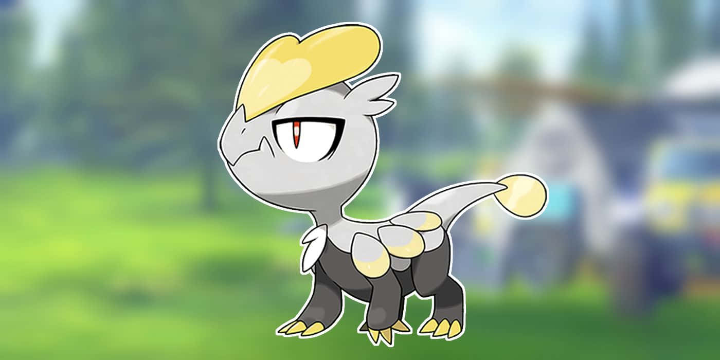 Jangmo-o với Phong cảnh Pokemon Hình nền