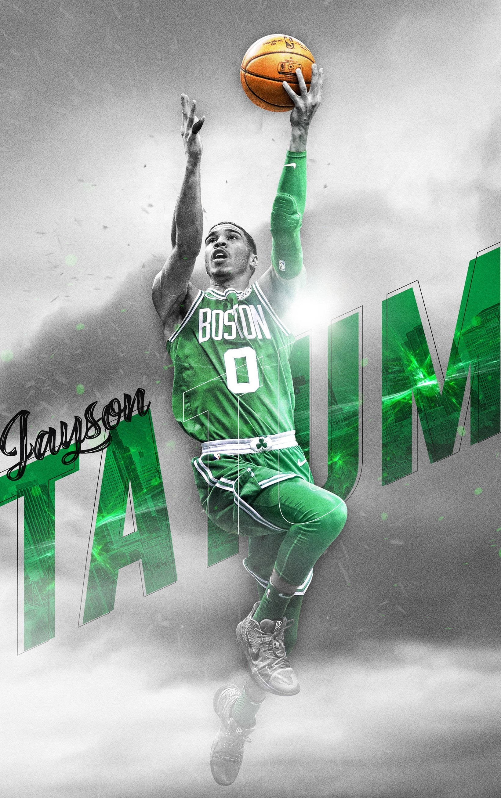 Jayson Tatum Áo Boston Phong Cách Hình nền