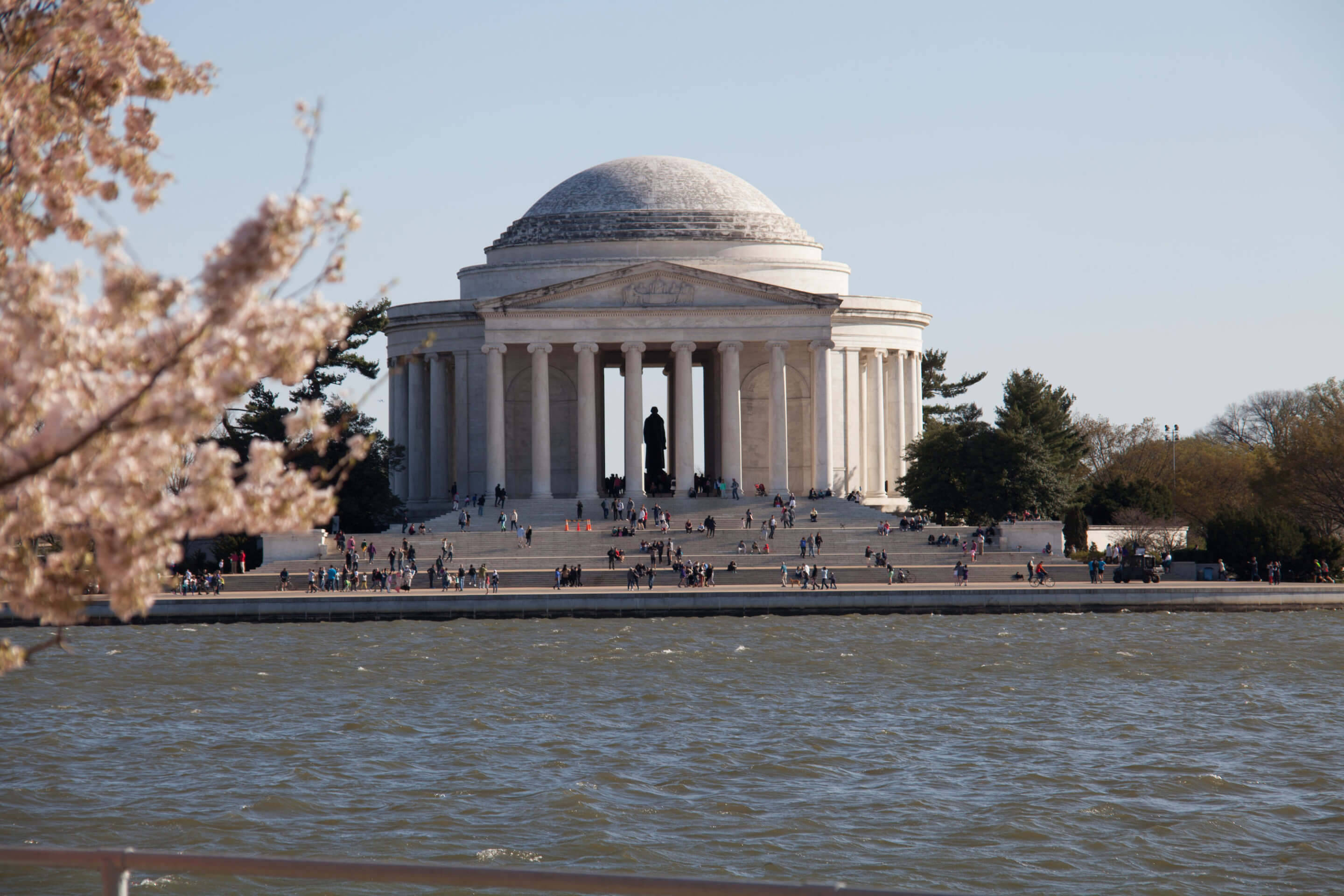 Jefferson Memorial Ngày Đông Đúc Hình nền