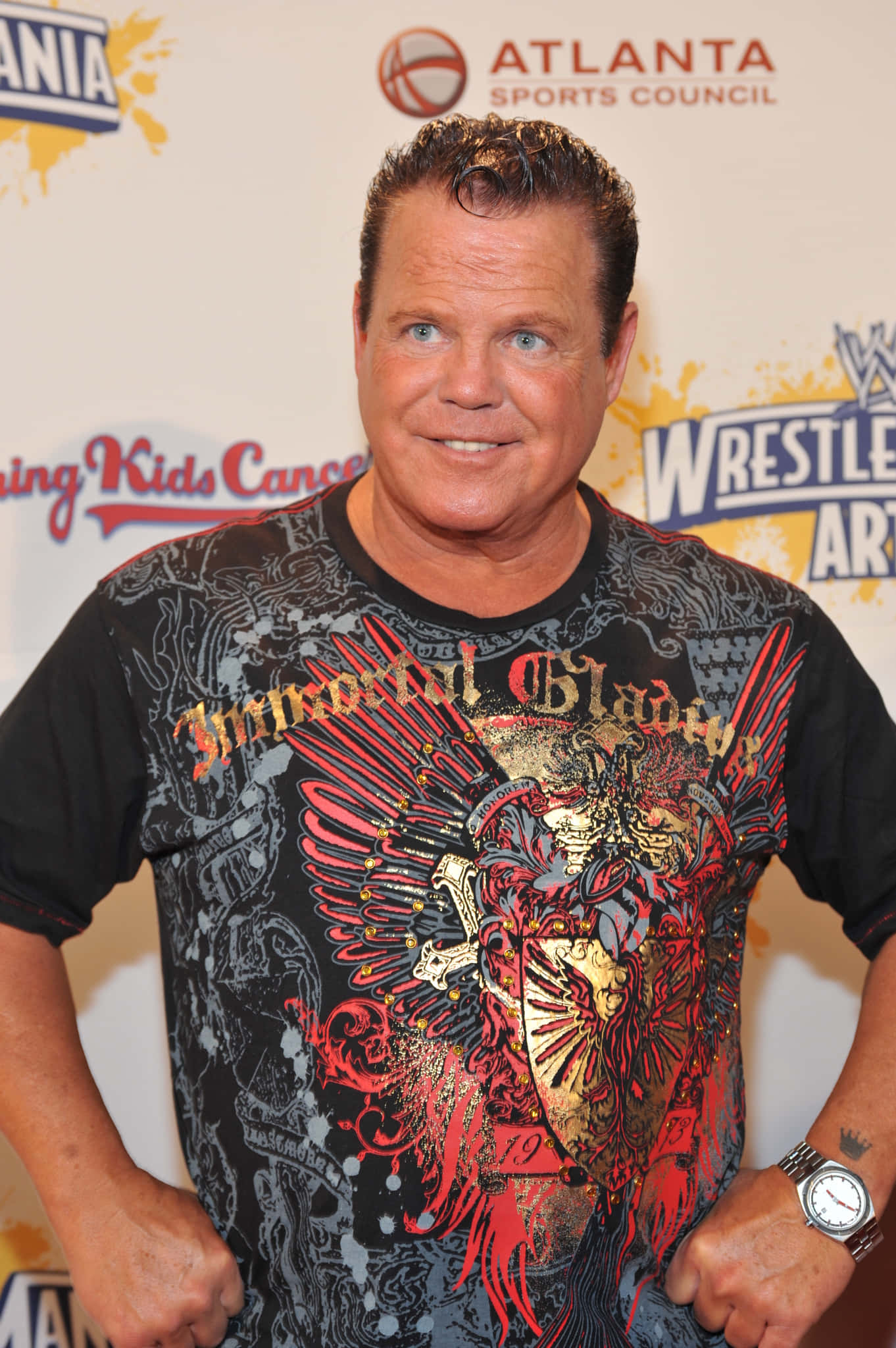 Jerry Lawler tại Triển lãm Nghệ thuật WrestleMania 2011 Hình nền