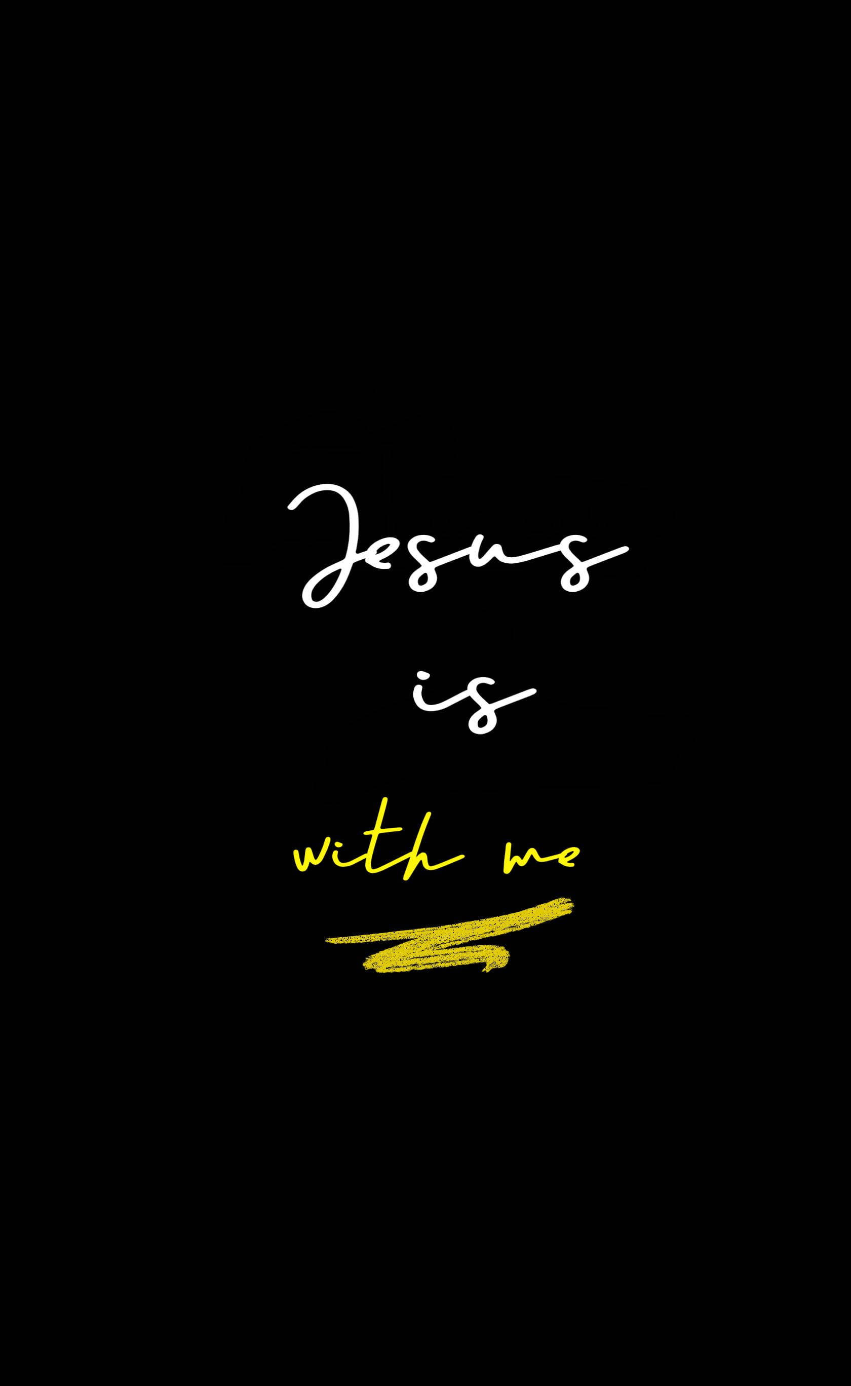 Jesus Với Tôi 4K iPhone Hình nền