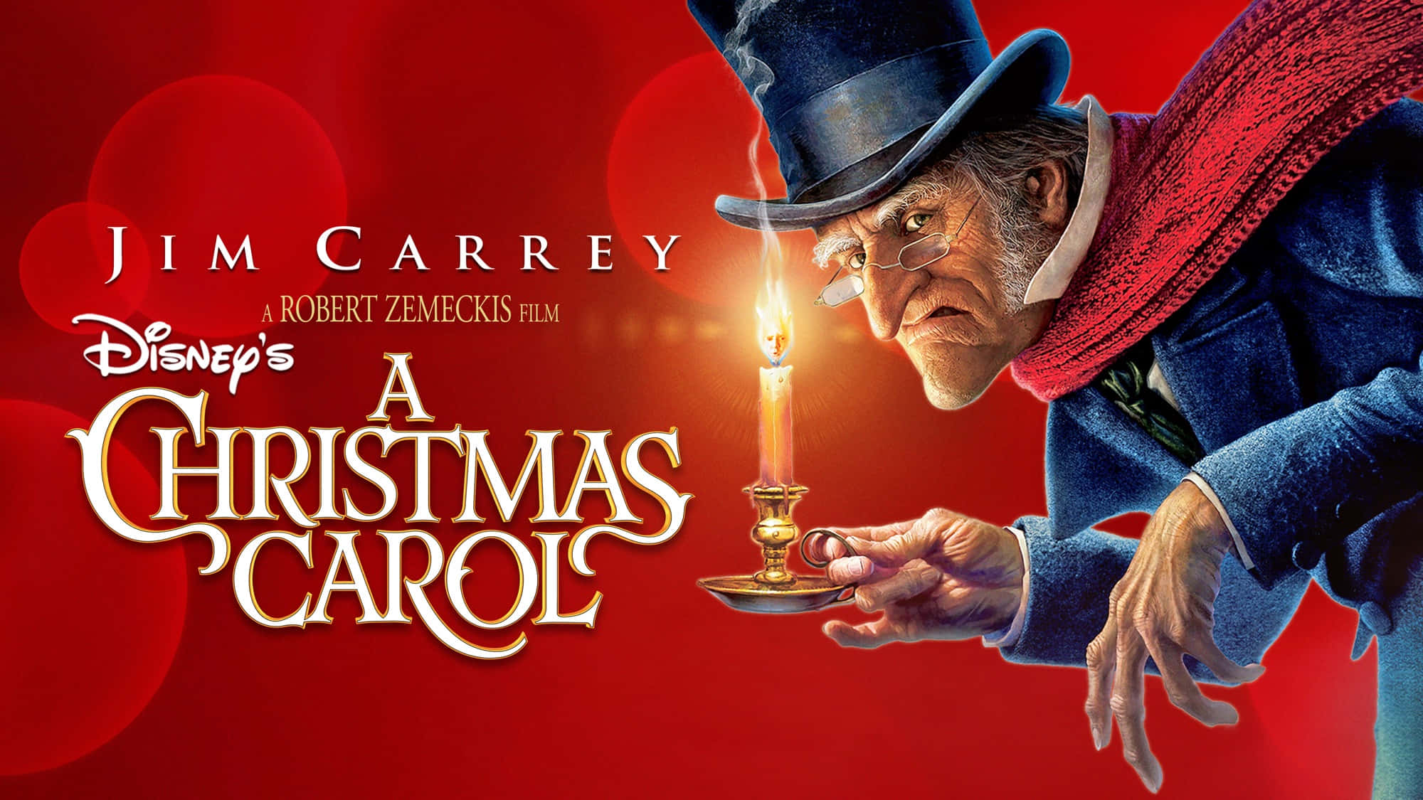 Jim Carrey trong phim A Christmas Carol Hình nền