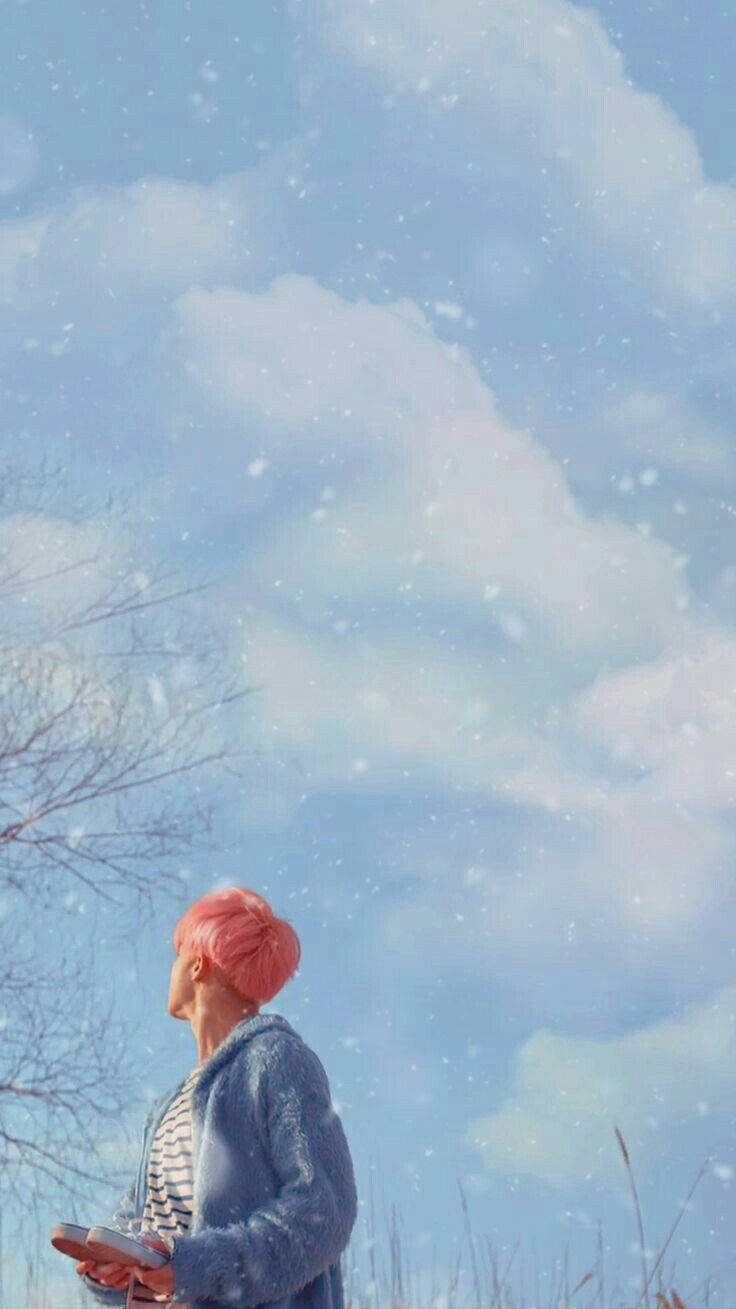 Jimin BTS tay cầm trái tim thẩm mỹ Hình nền