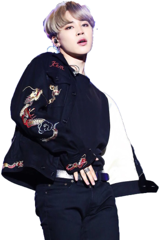 Jimin tạo dáng trong áo khoác thêu Hình nền