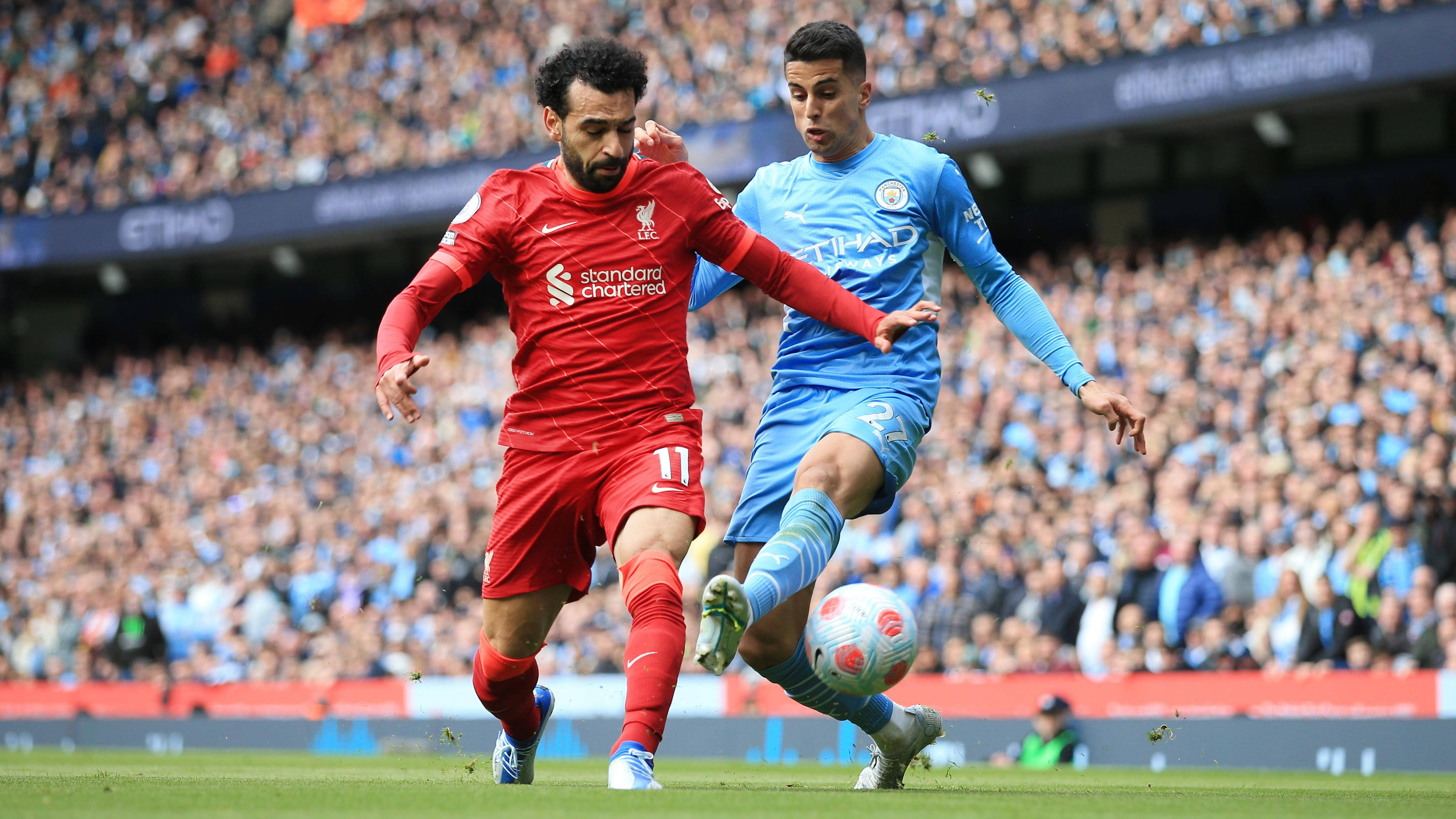 Joao Cancelo đối đầu Mohamed Salah Hình nền