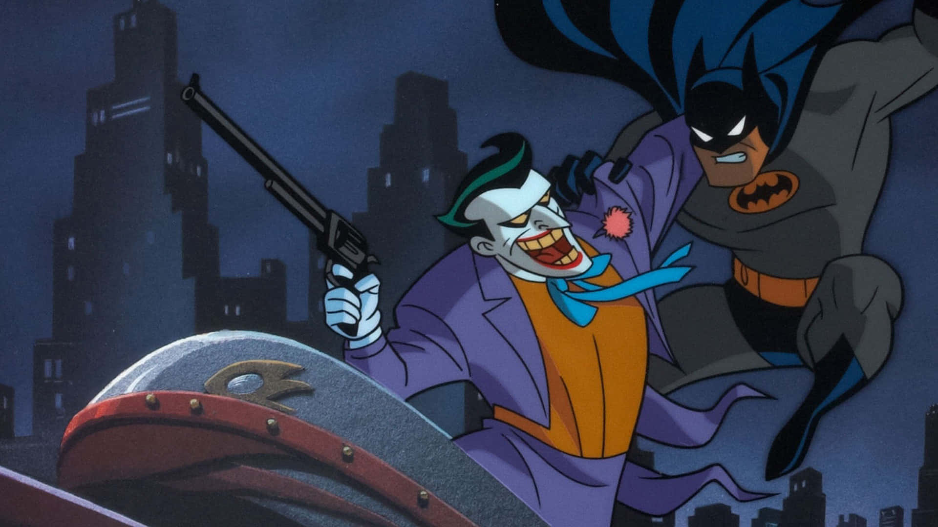 Joker cầm súng trong Batman The Animated Series Hình nền