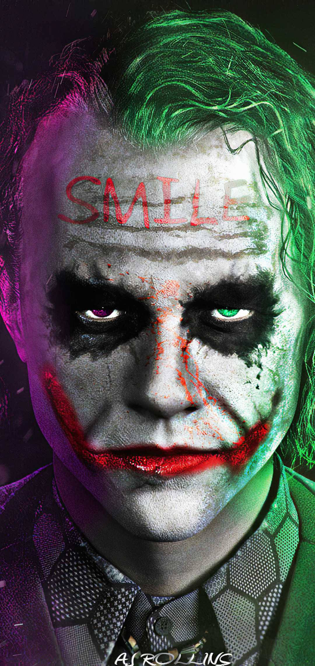 Joker Cận Mặt Điện Thoại Hình nền