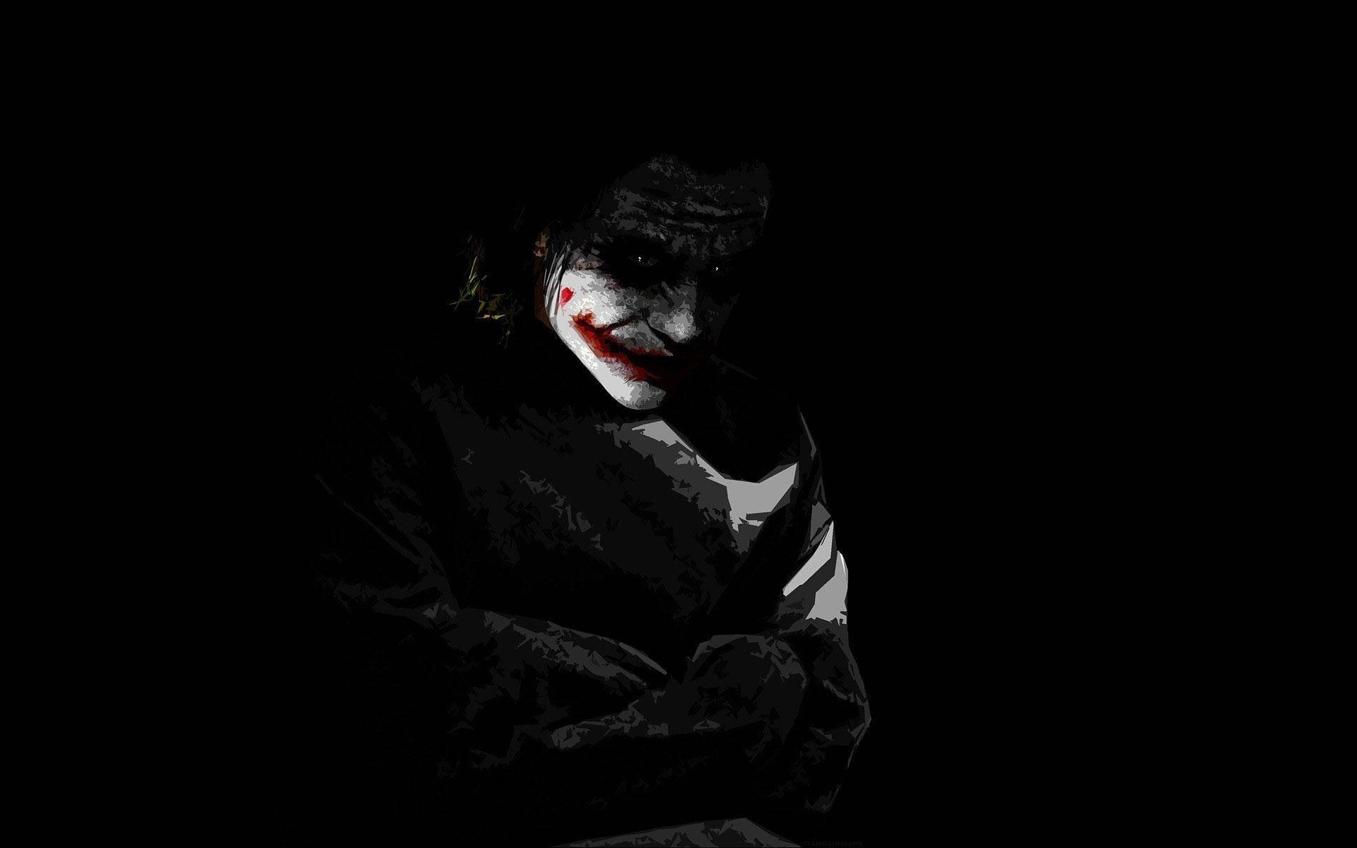 Hình nền Joker cô đơn trong bóng tối