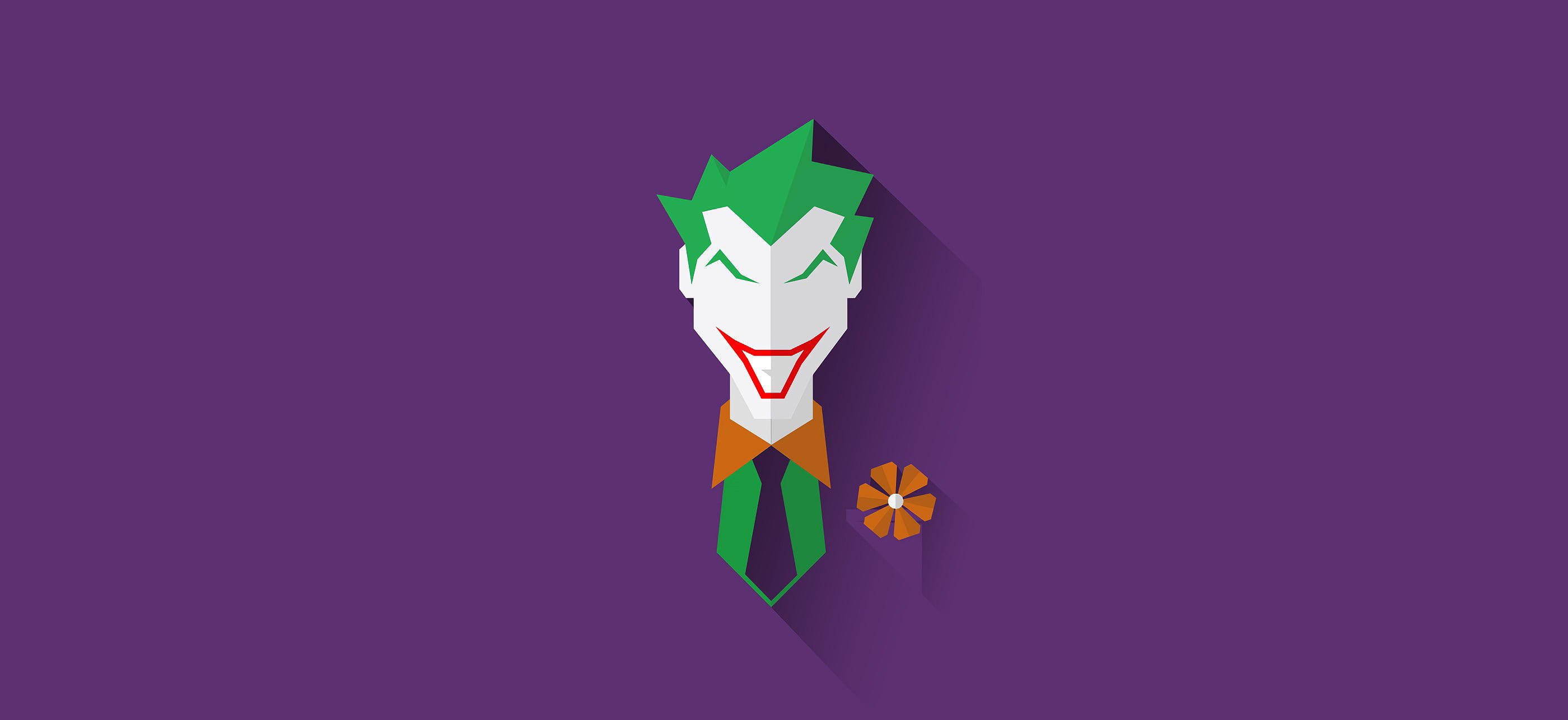 Joker DC Nghệ Thuật Tối Giản Hình nền