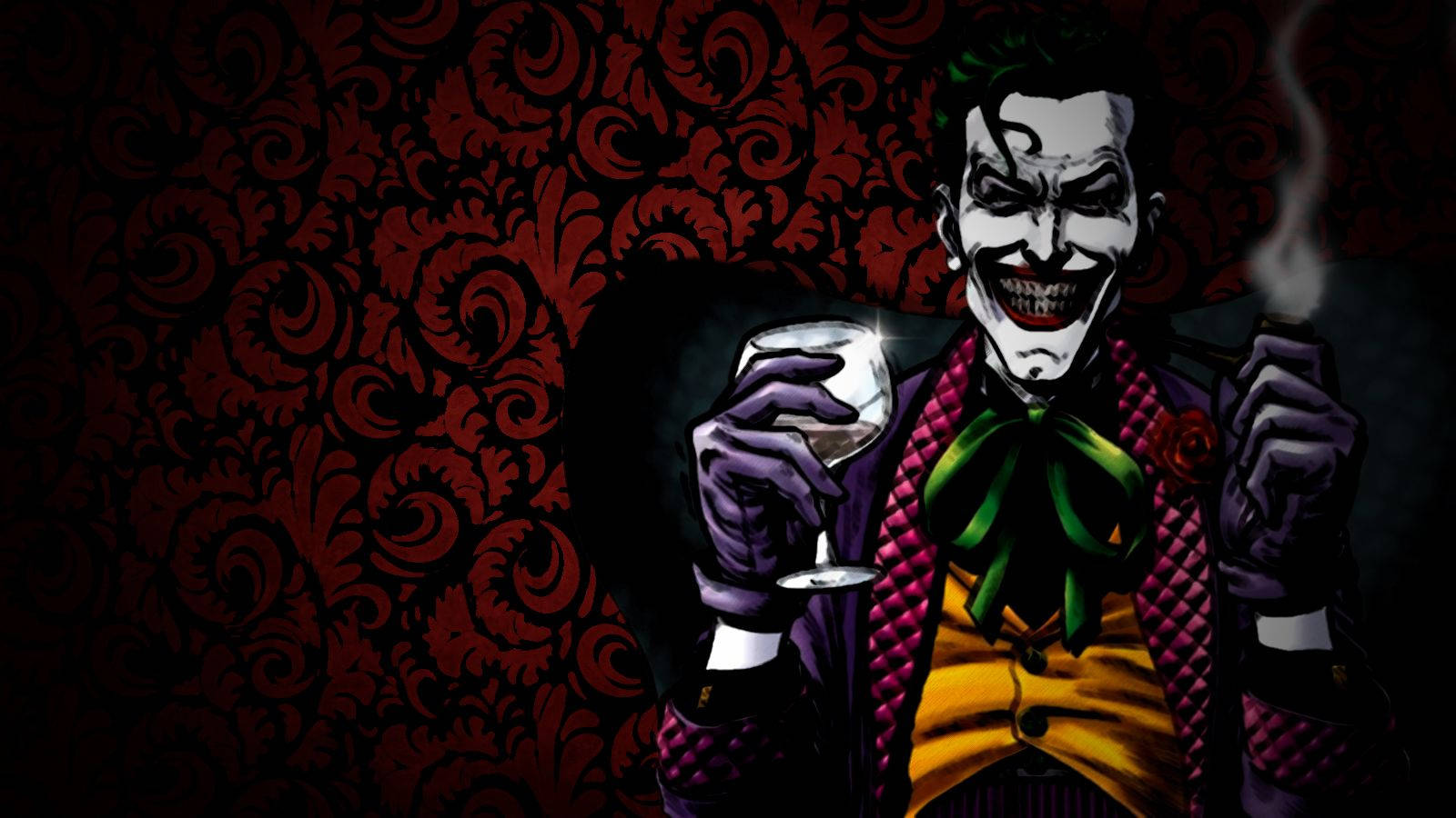 Hình nền Joker Đỏ Uống Rượu