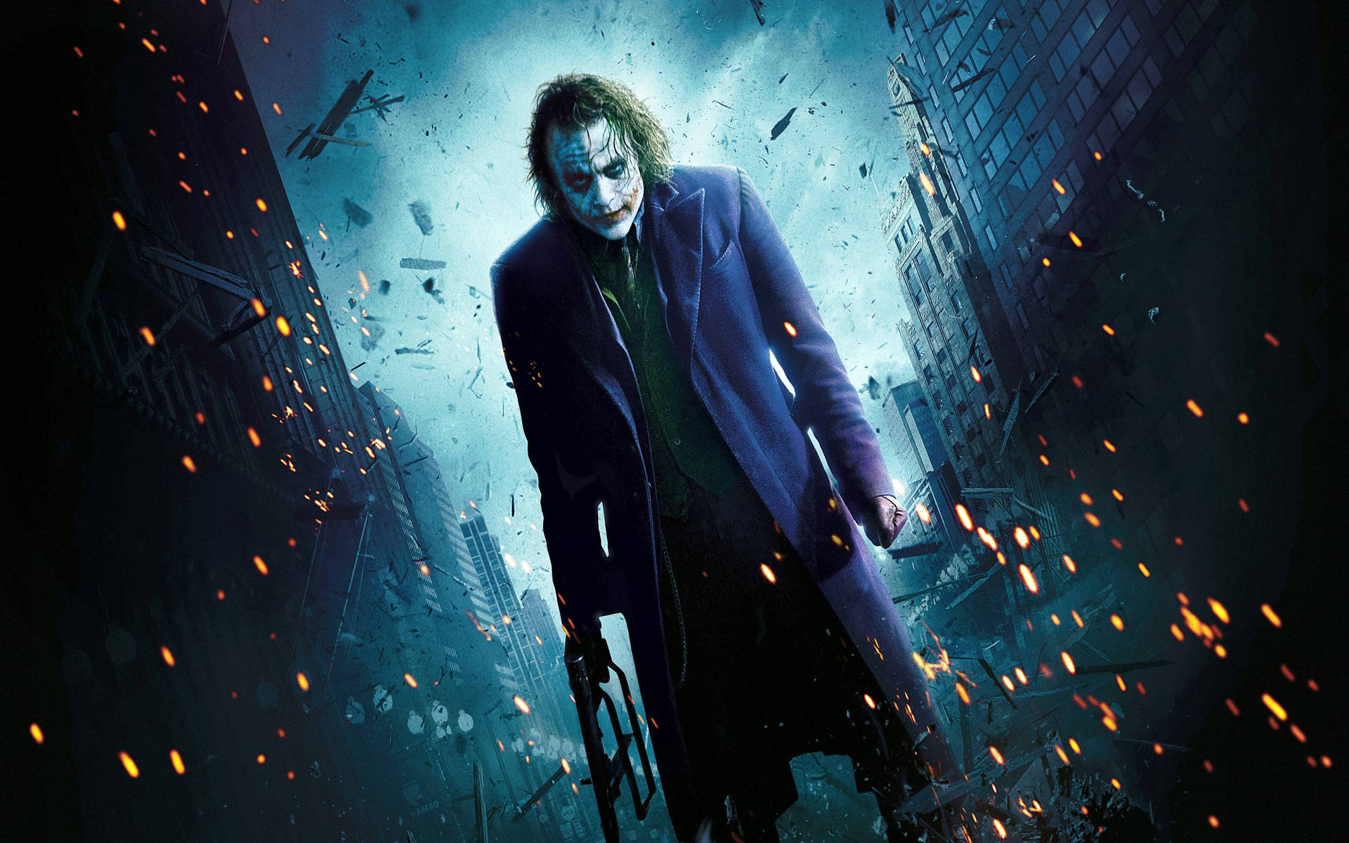 Hình nền Joker Đốt Cháy Gotham