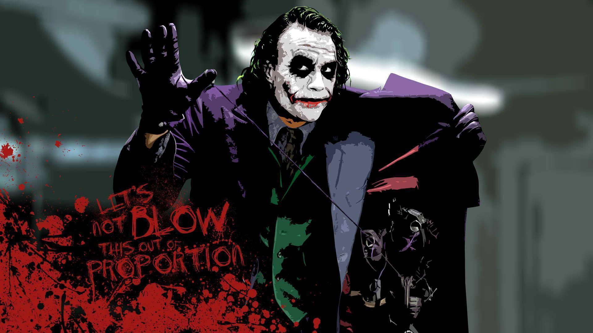 Hình nền Joker Gây Nổ