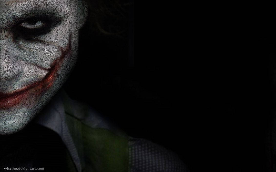 Hình nền Joker Nửa Mặt Đáng Sợ