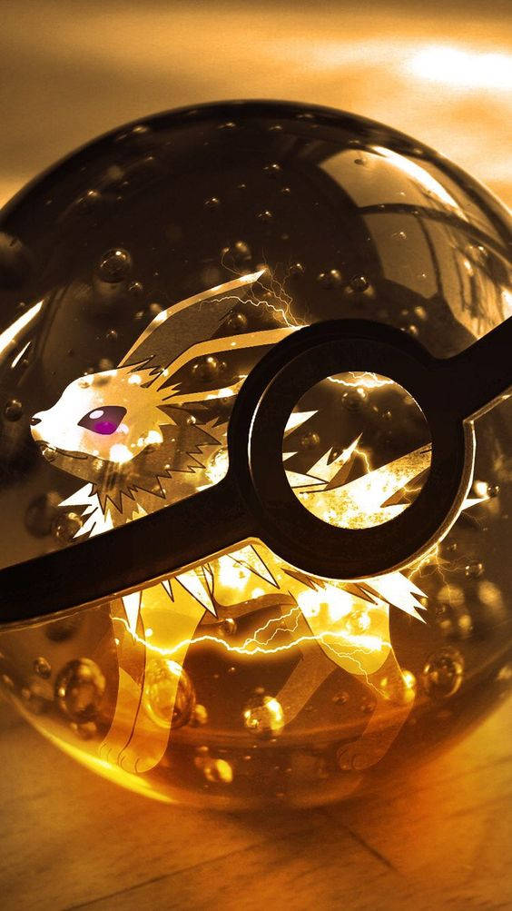 Jolteon trong Pokeball Hình nền