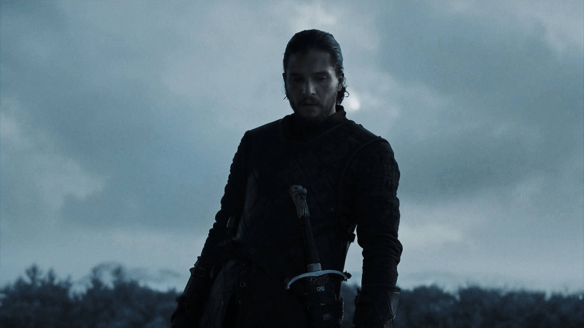 Jon Snow đứng trong Game of Thrones Hình nền