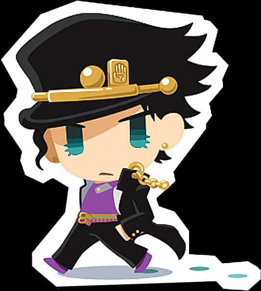 Jotaro Kujo phong cách Chibi Hình nền