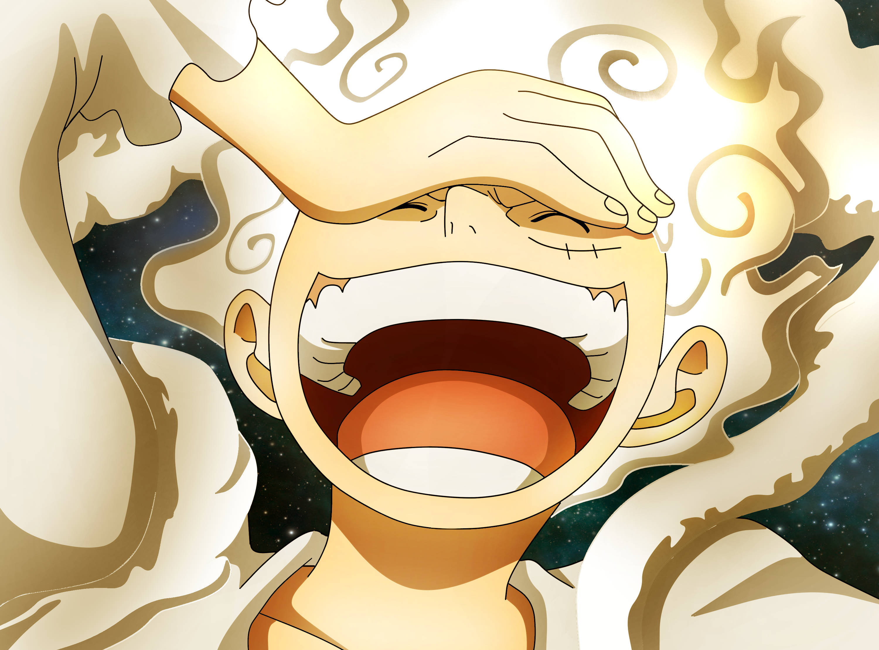 Joy Boy Luffy Cười Phá Lên Hình nền