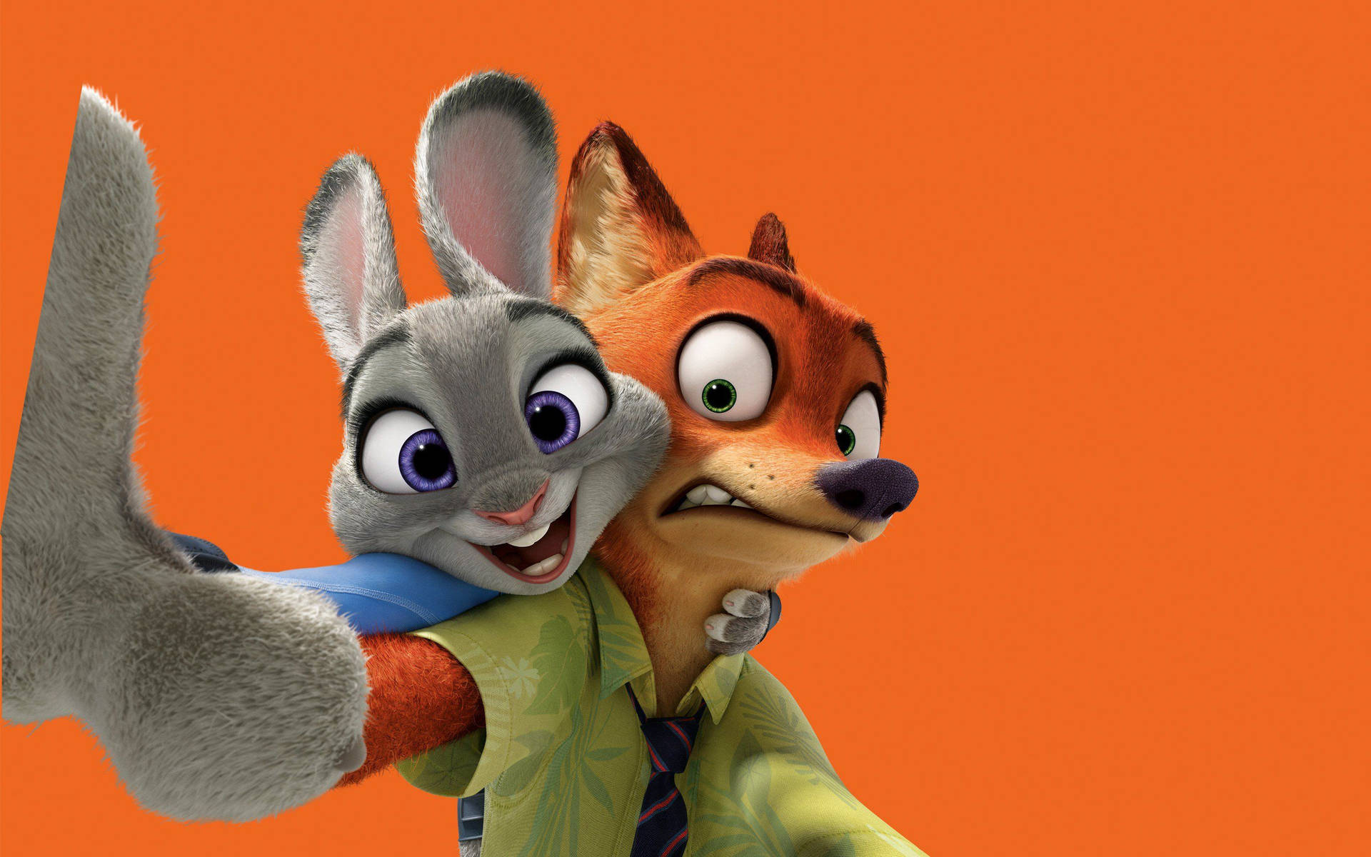 Judy và Nick Zootopia 4K Hoạt Hình Hình nền