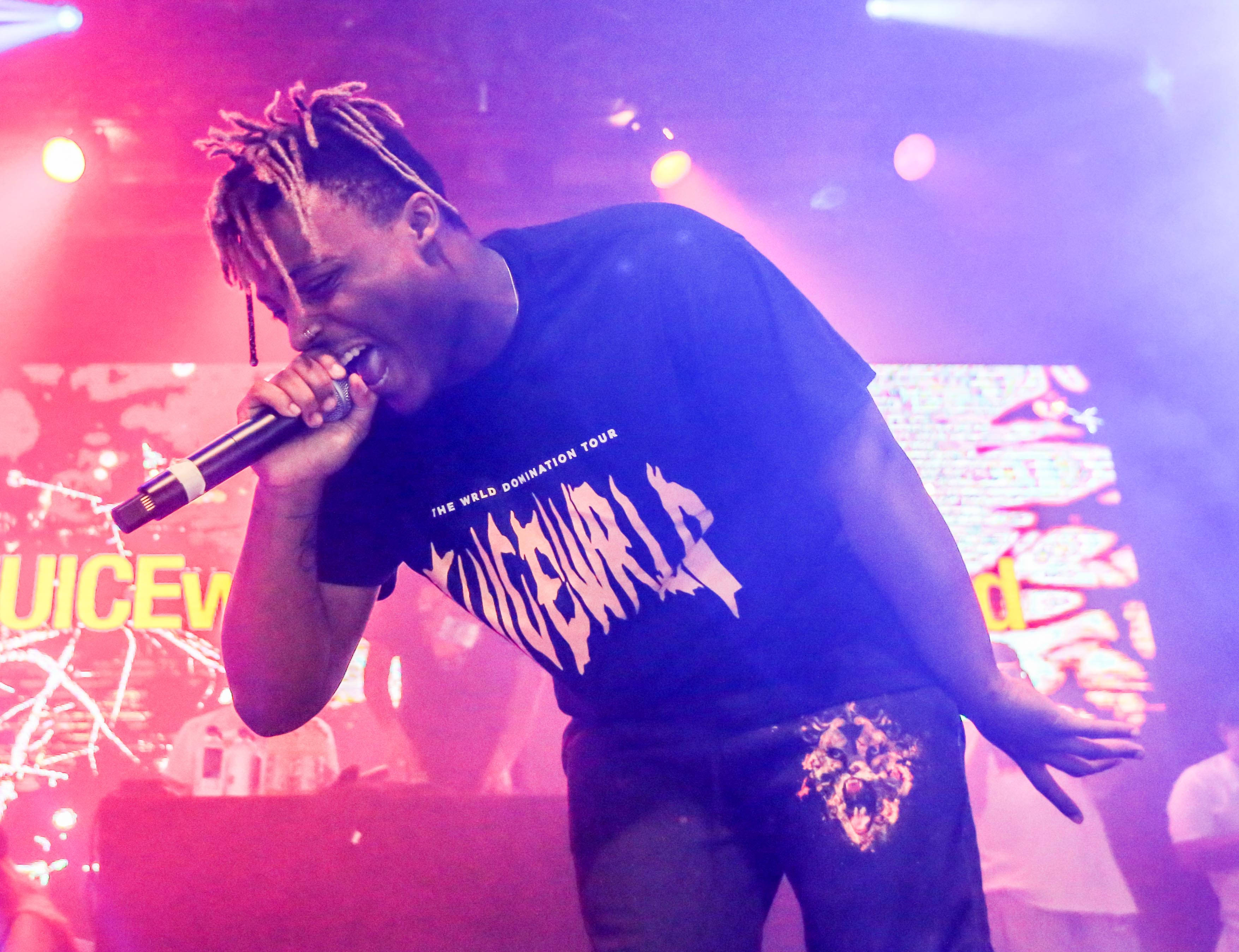Juice Wrld Trên Sân Khấu 4K Hình nền