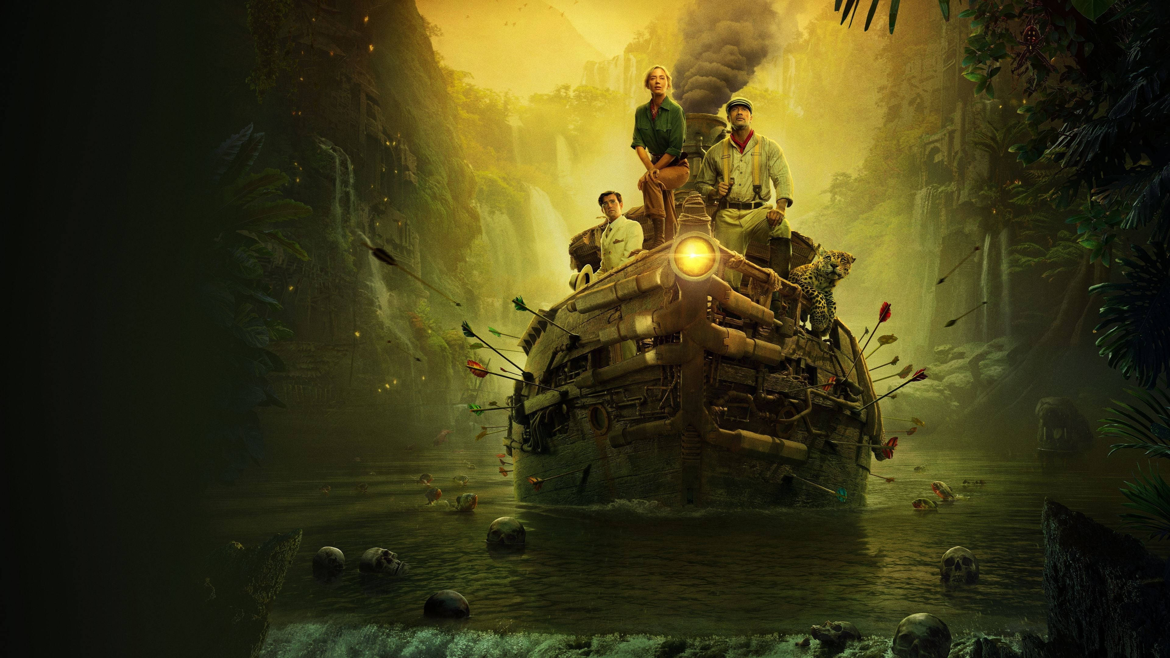 Áp phích tàu sông Jungle Cruise 2021 Hình nền