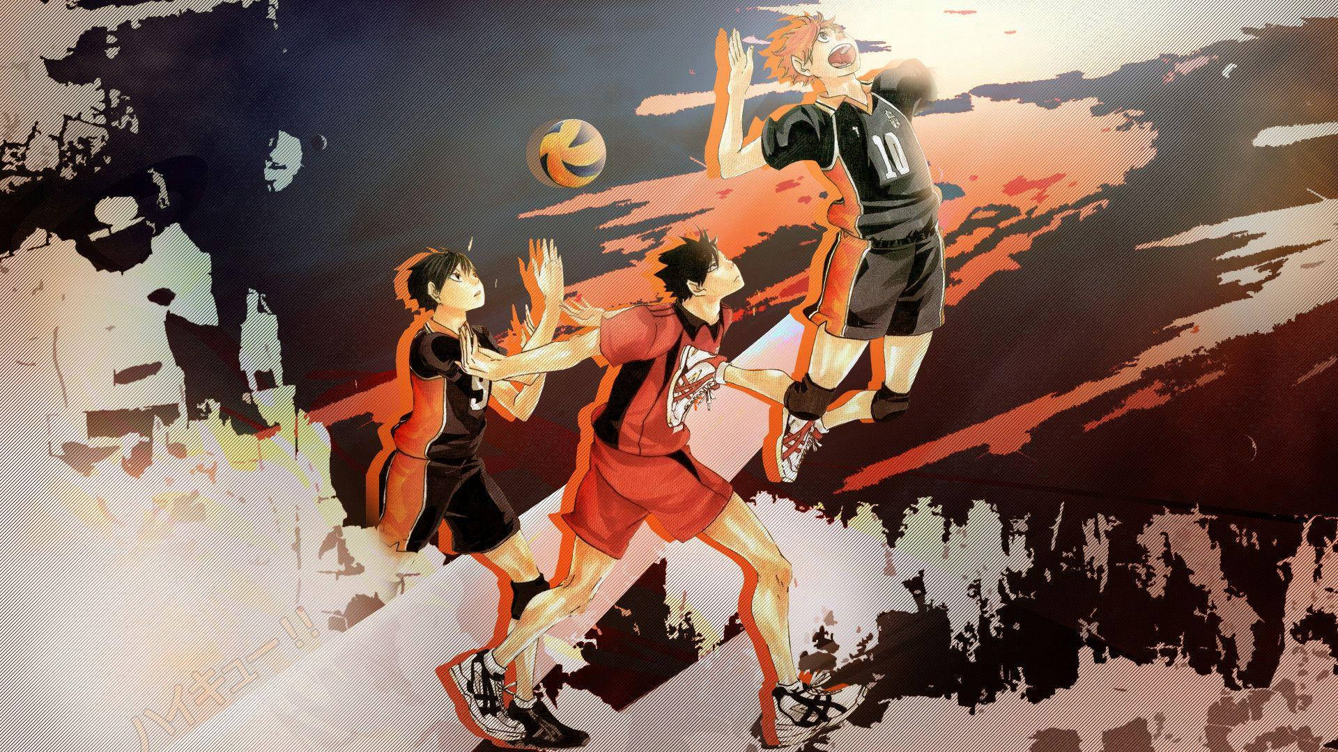 Kageyama và Hinata Haikyuu Desktop Hình nền
