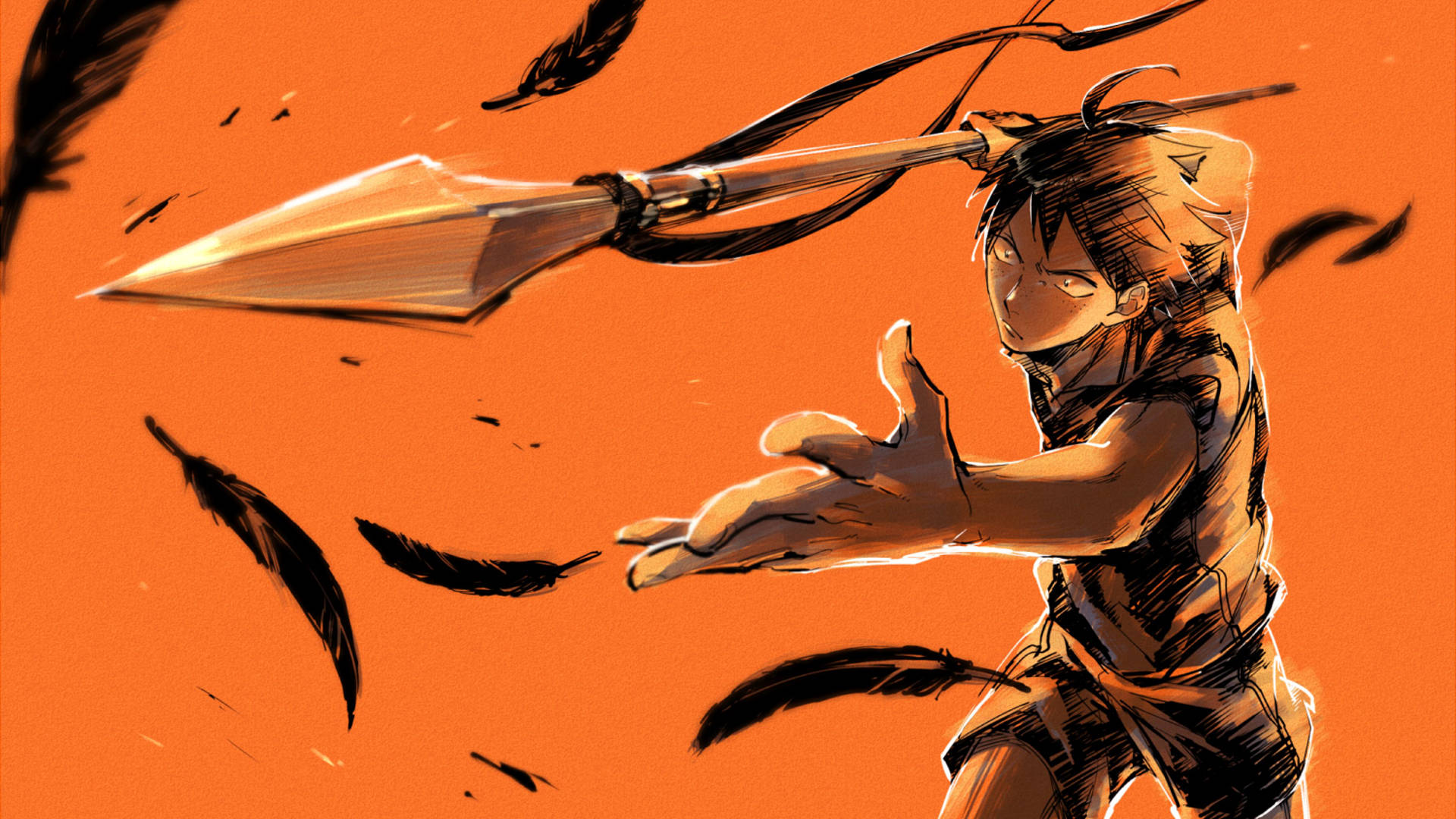 Kageyama Với Mũi Tên Haikyuu Desktop
