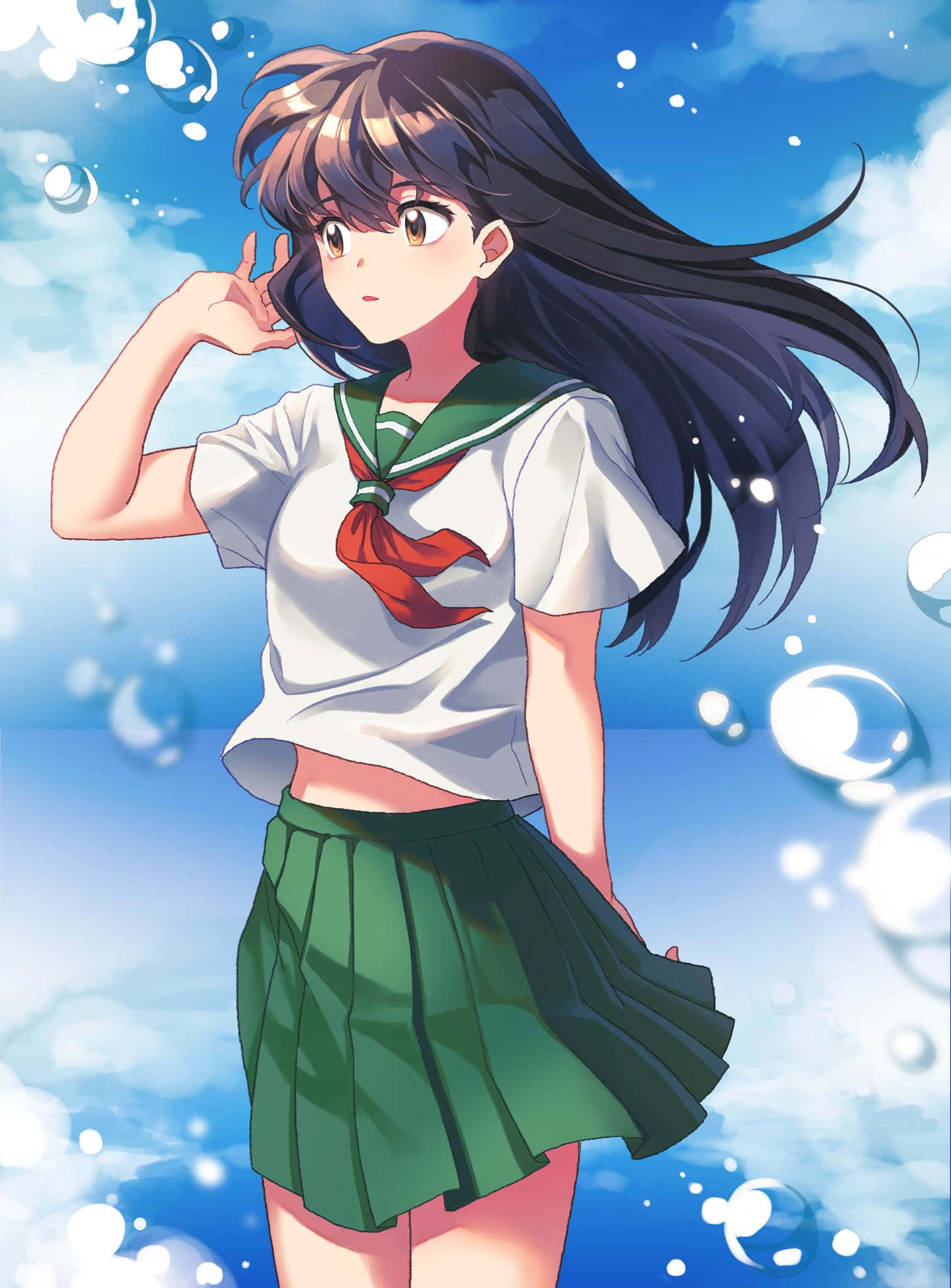 Kagome Higurashi – Nữ tư tế xuyên thời gian Hình nền