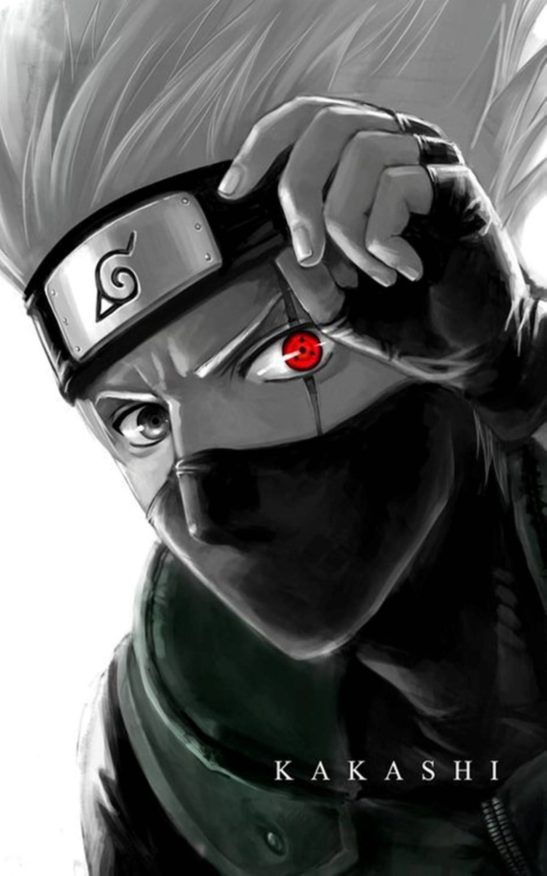 Kakashi Mắt Đỏ Ngầu Hình nền