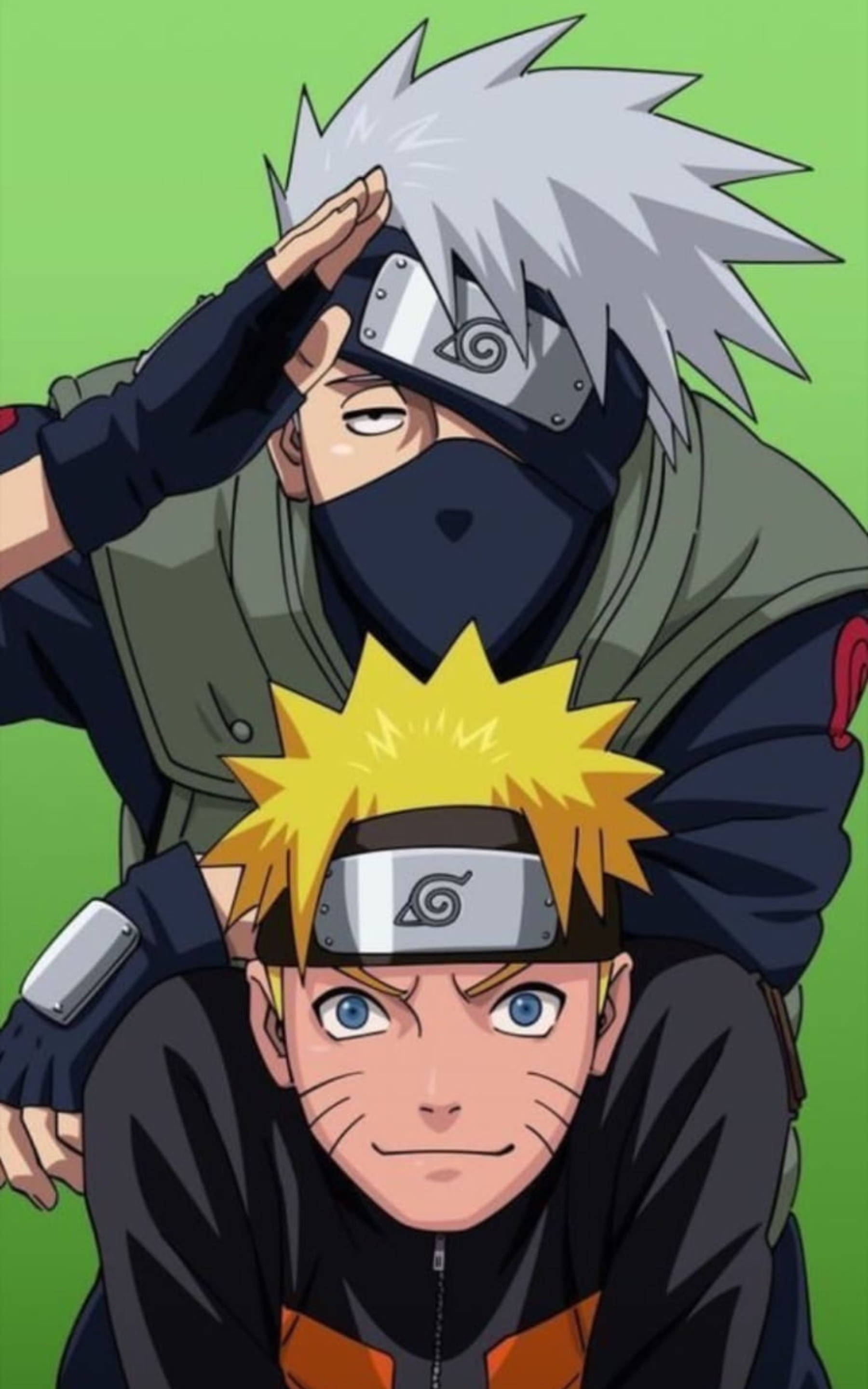 Kakashi Ngầu Chào Theo Kiểu Naruto Hình nền