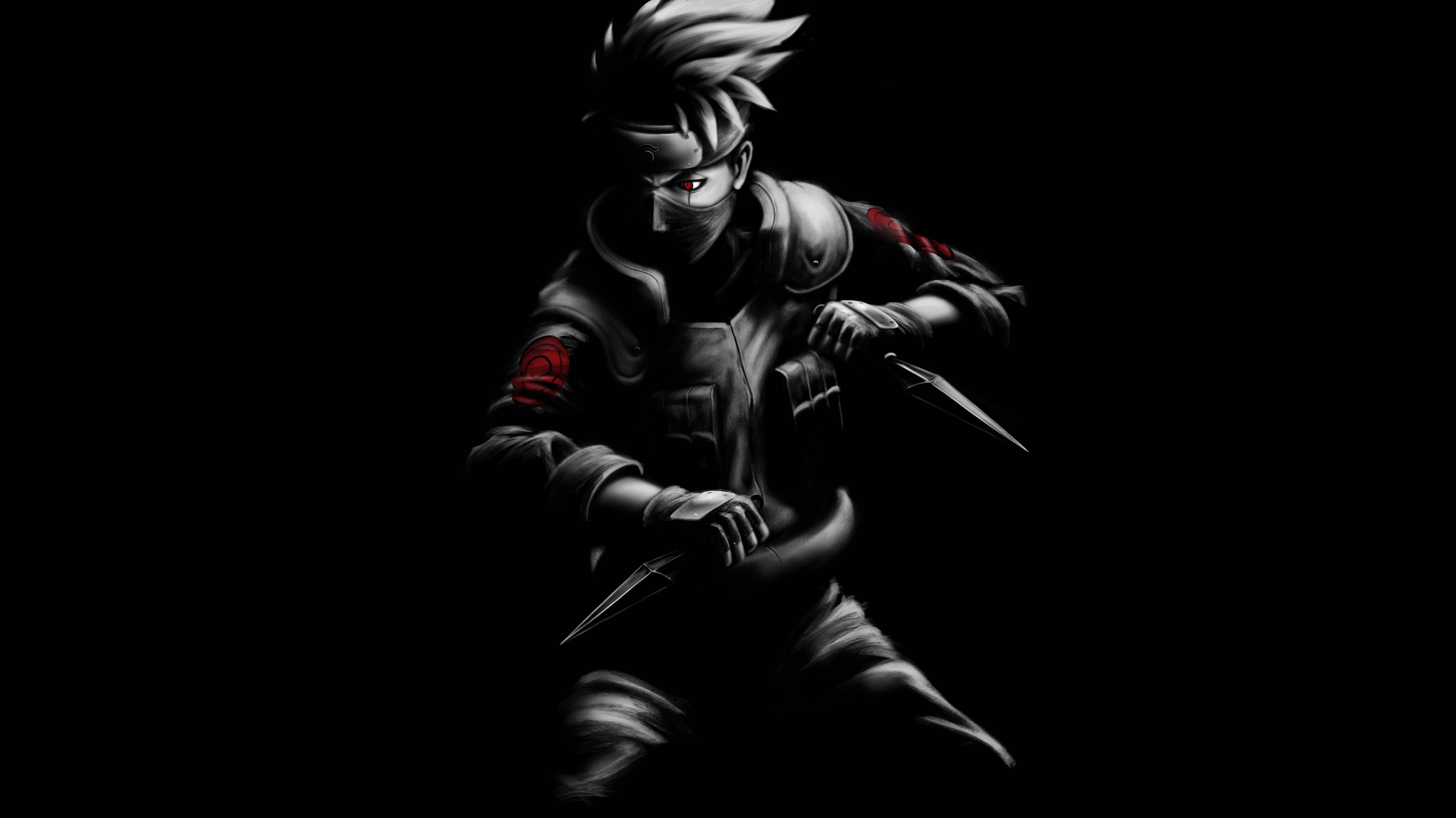 Kakashi Tối Naruto 4K Hình nền