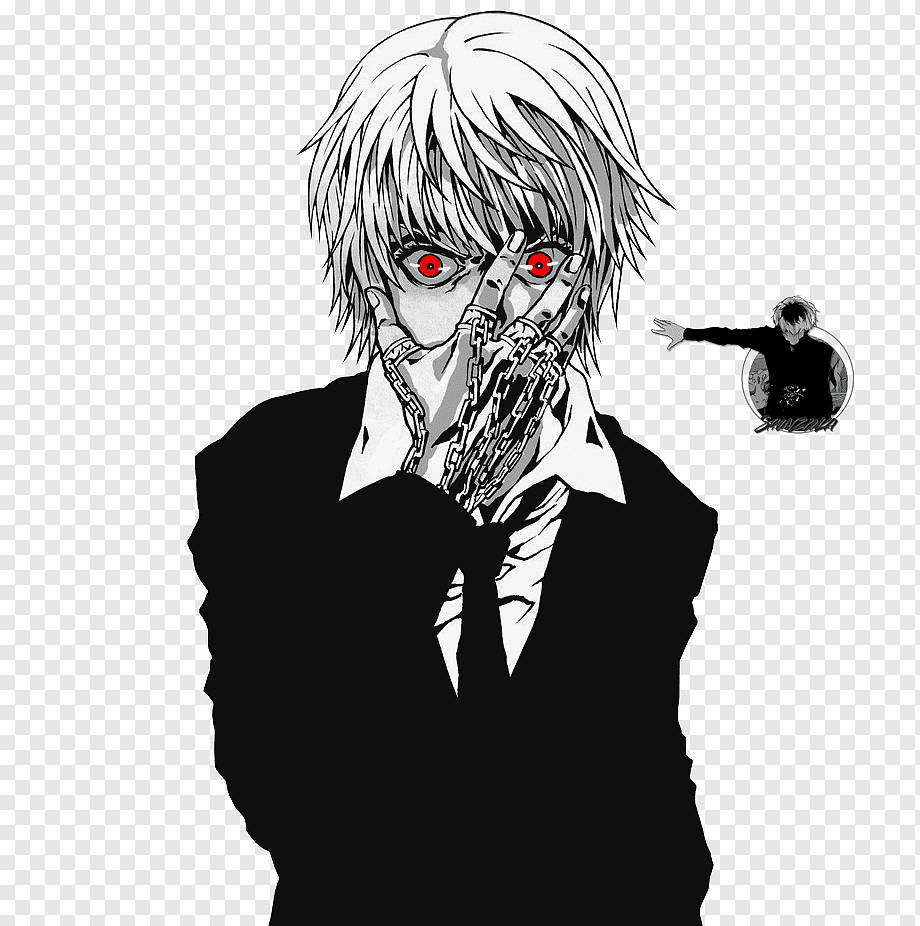 Kaneki mặc vest ảnh đại diện manga Hình nền