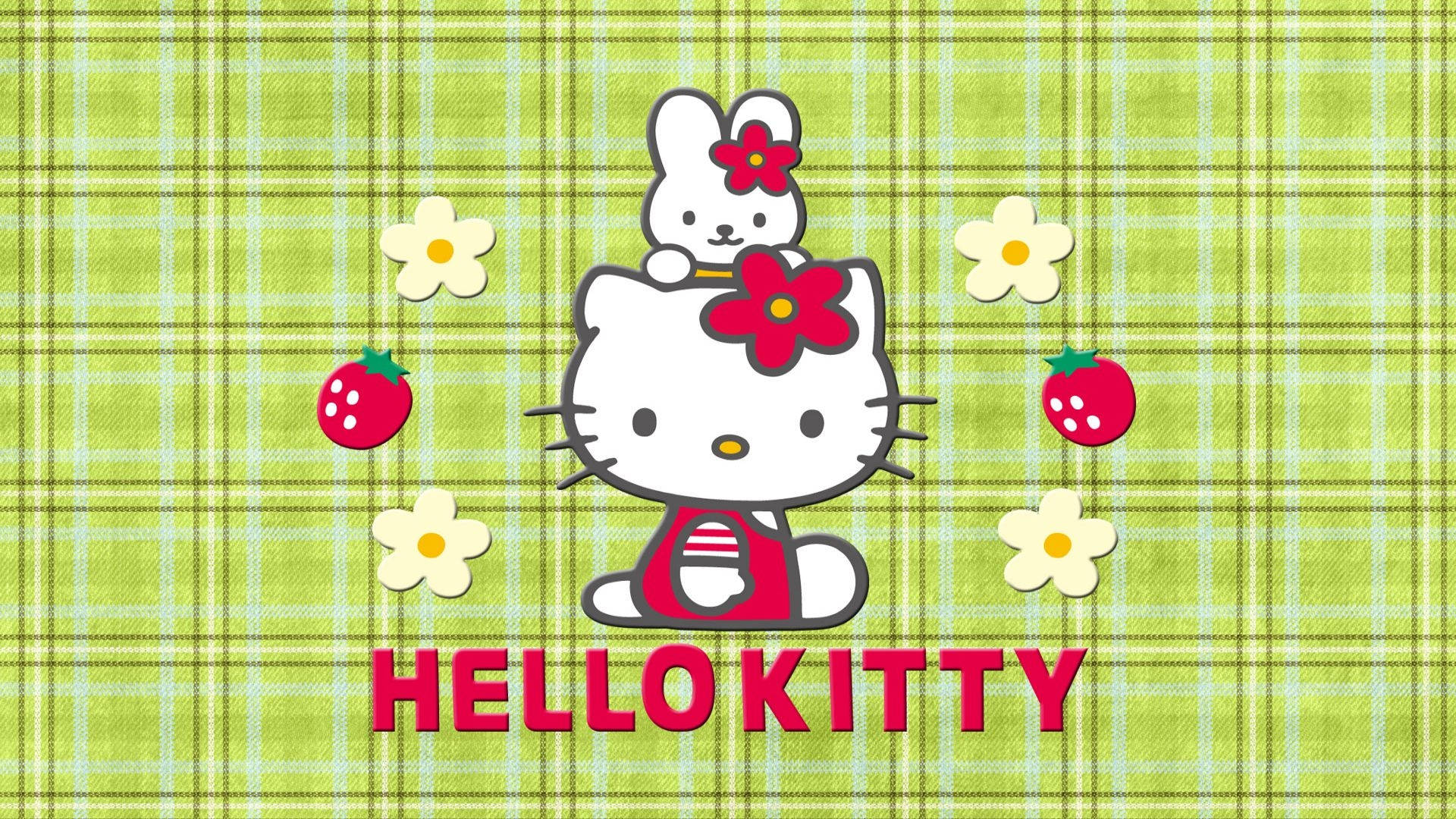 Kathy và Hello Kitty Phong Cách Thẩm Mỹ Hình nền