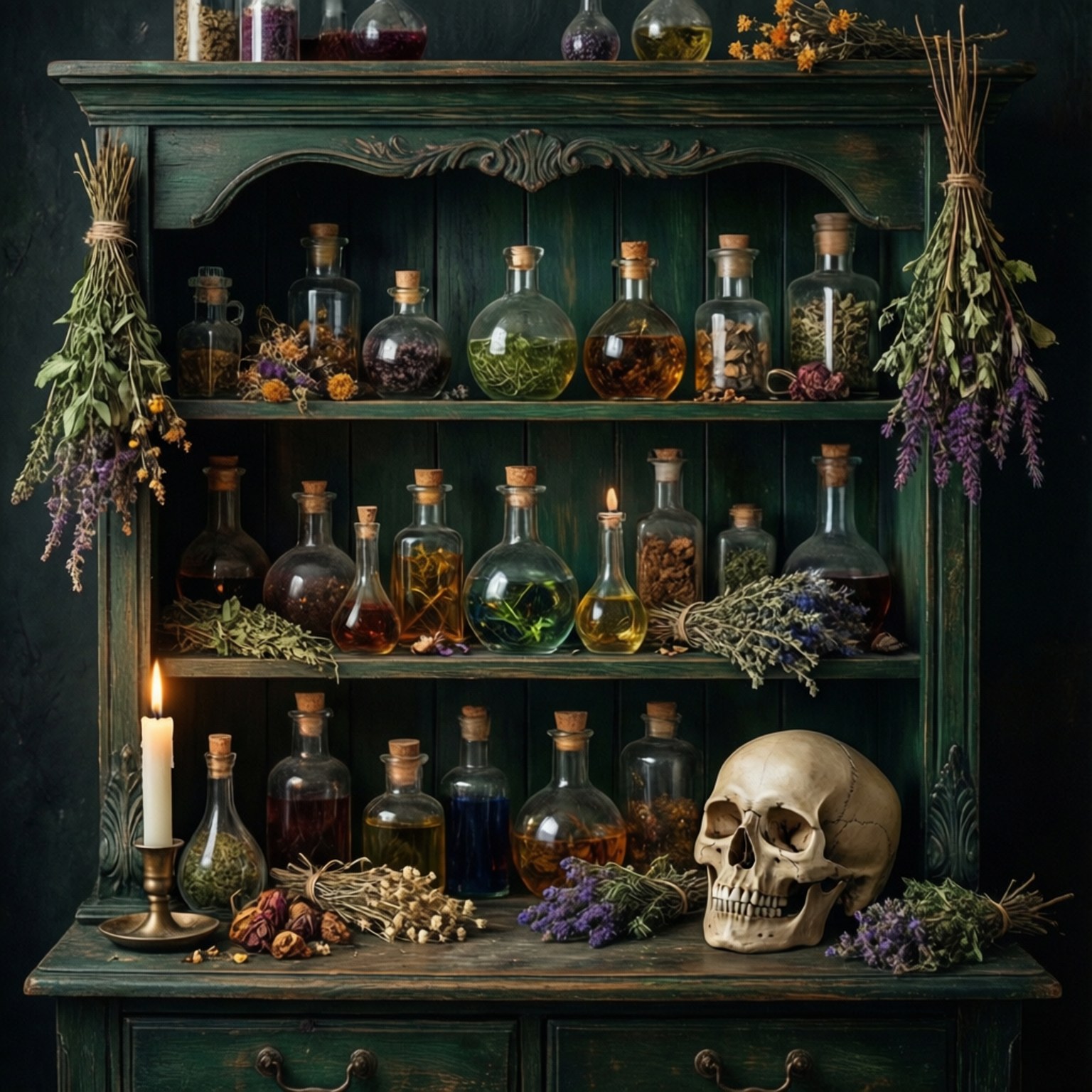 Kệ Apothecary Hình nền